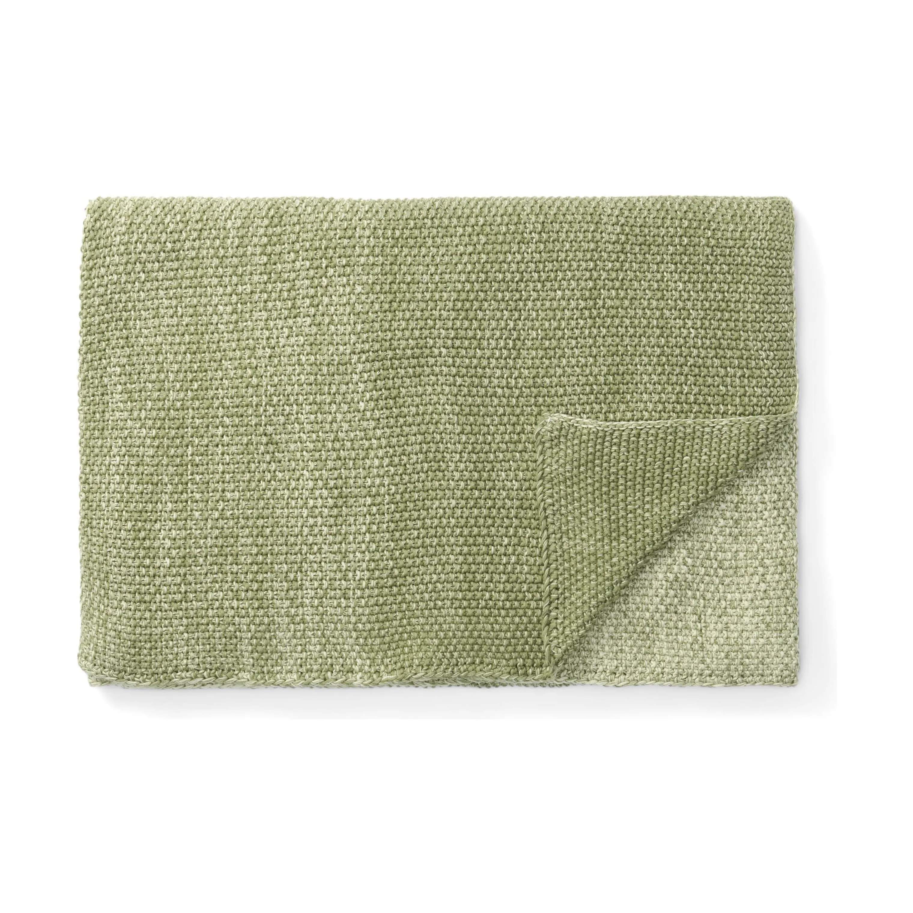 Essenza Plaider Nordic Knit Plaid i Moss Green, B130 x L170 cm, 1