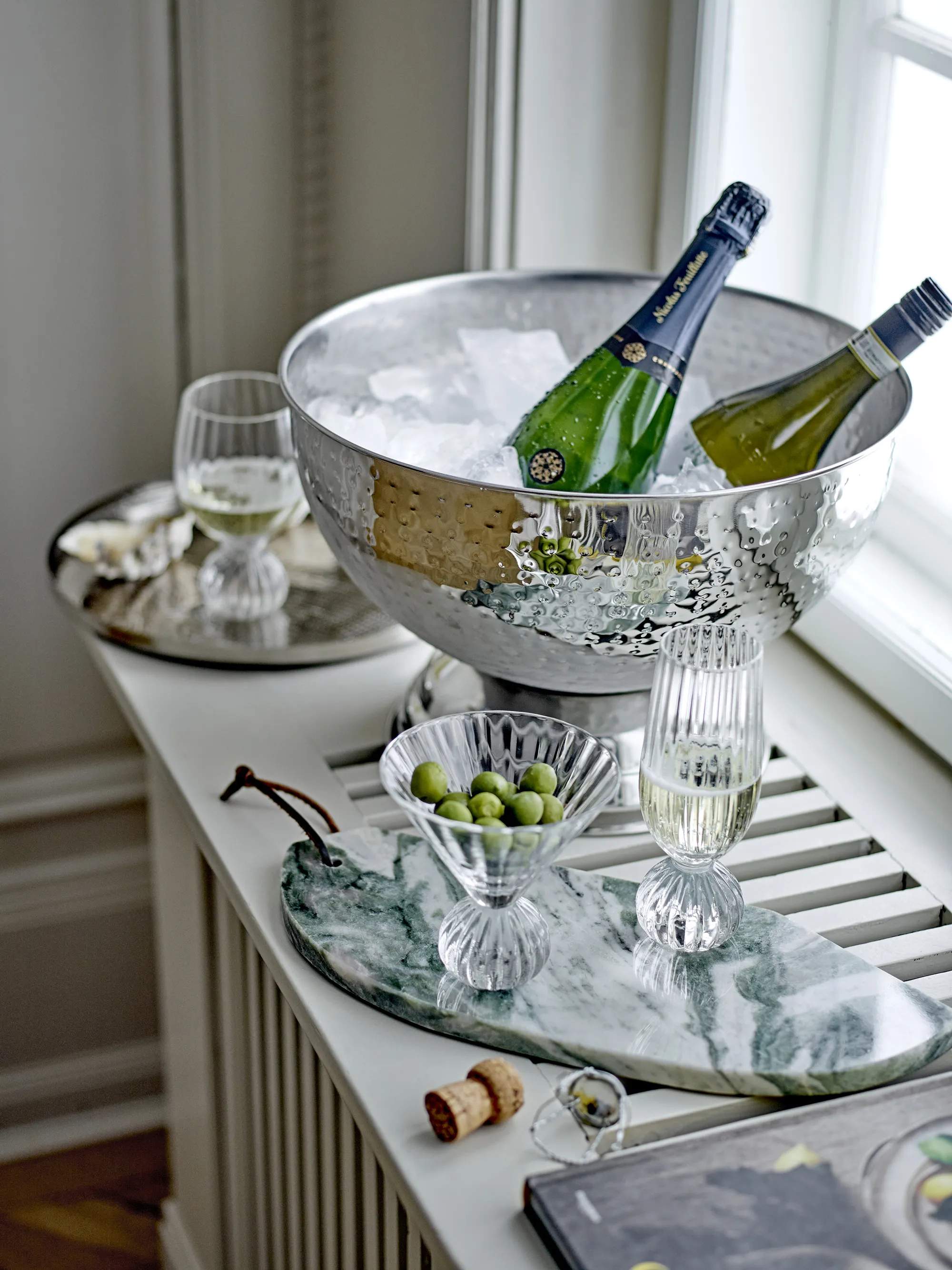 Bloomingville Champagnekølere Kaluka Champagnekøler i Sølv, 3