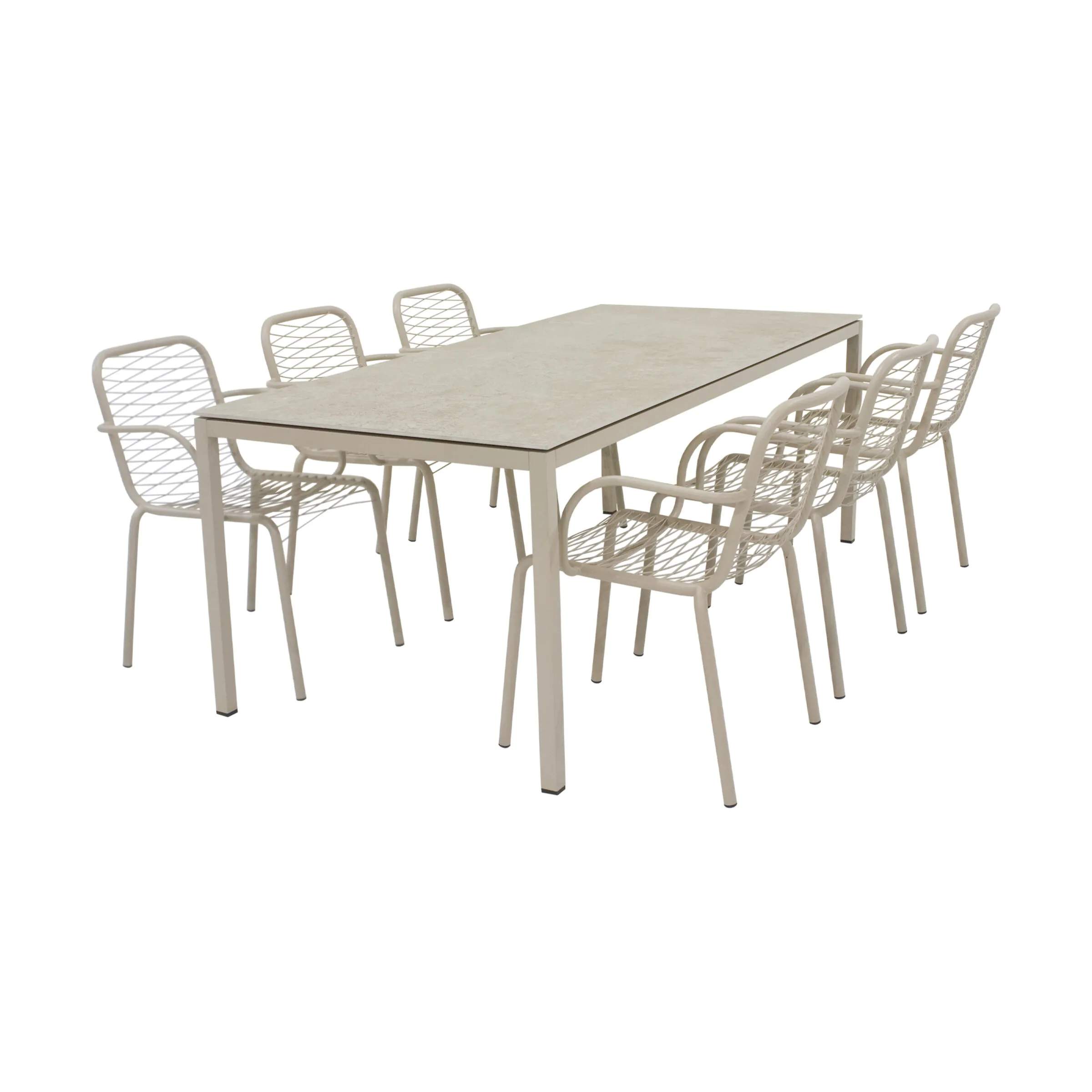 Mandalay Havemøbelsæt Terra Havesæt - 7 dele i Ivy Wire, 1