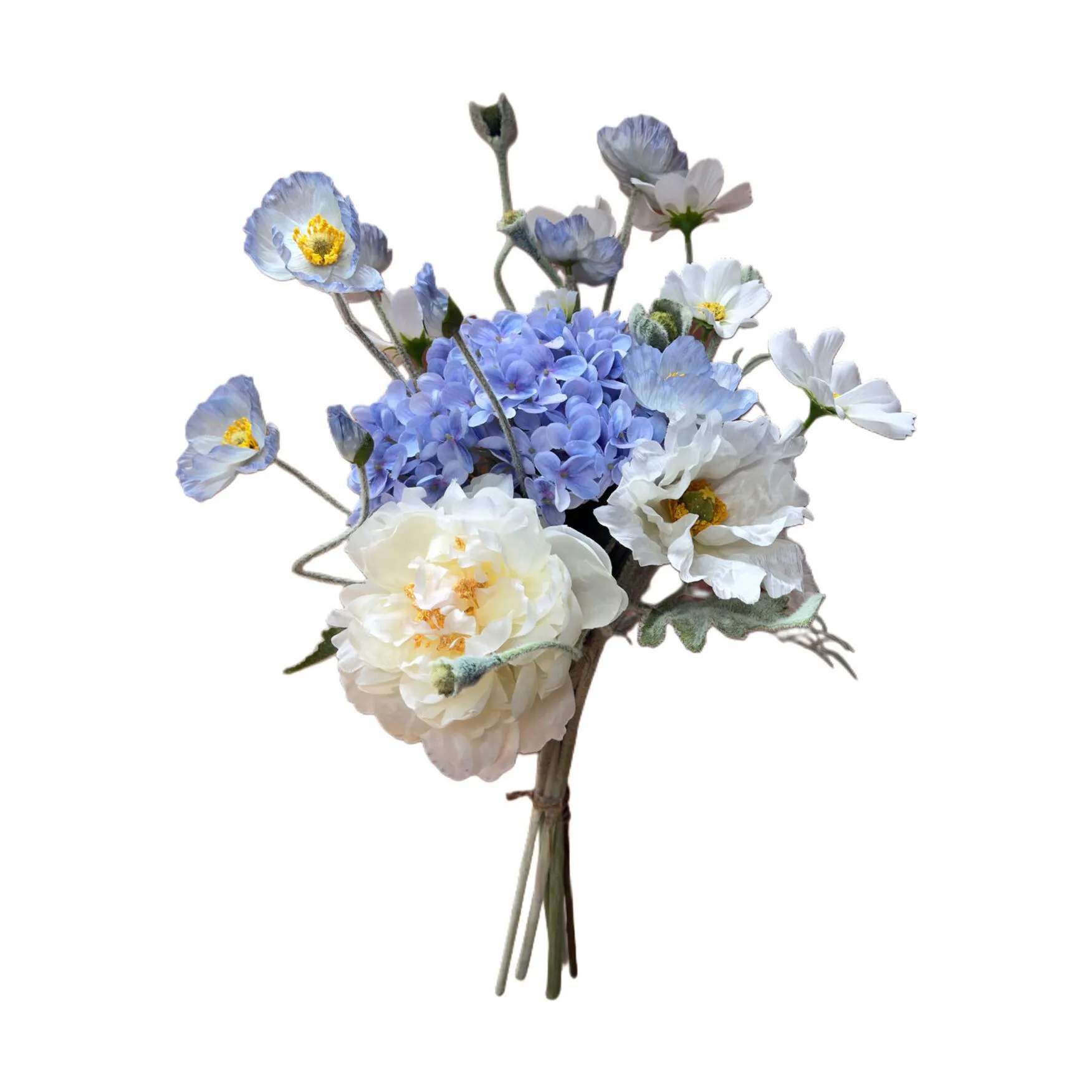 everbloom Kunstige blomster Blomsterbuket i Light Blue, 1