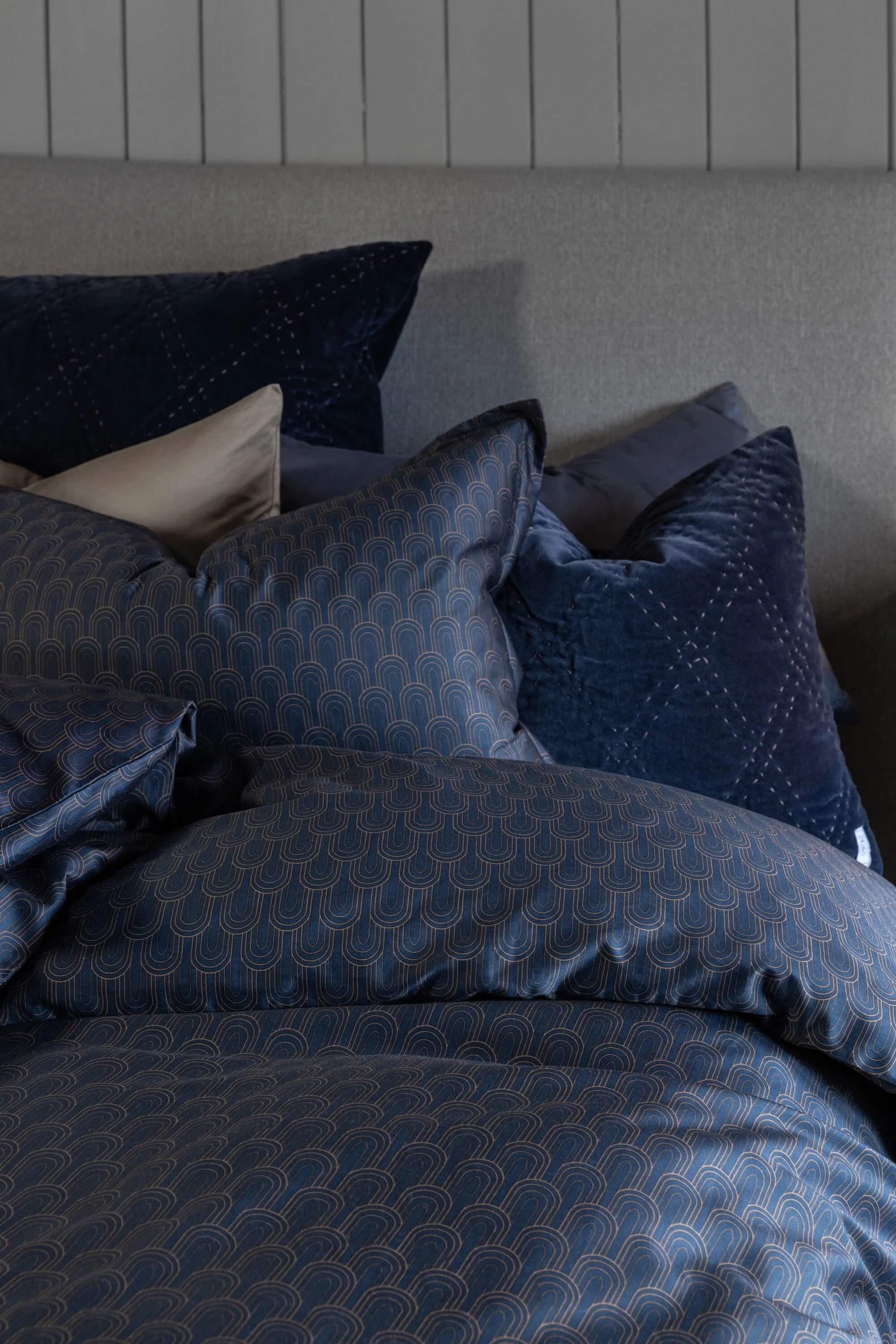 Borås Cotton Sengetøj Betty Sengetøj i Blue, B200 x L220 cm, 6