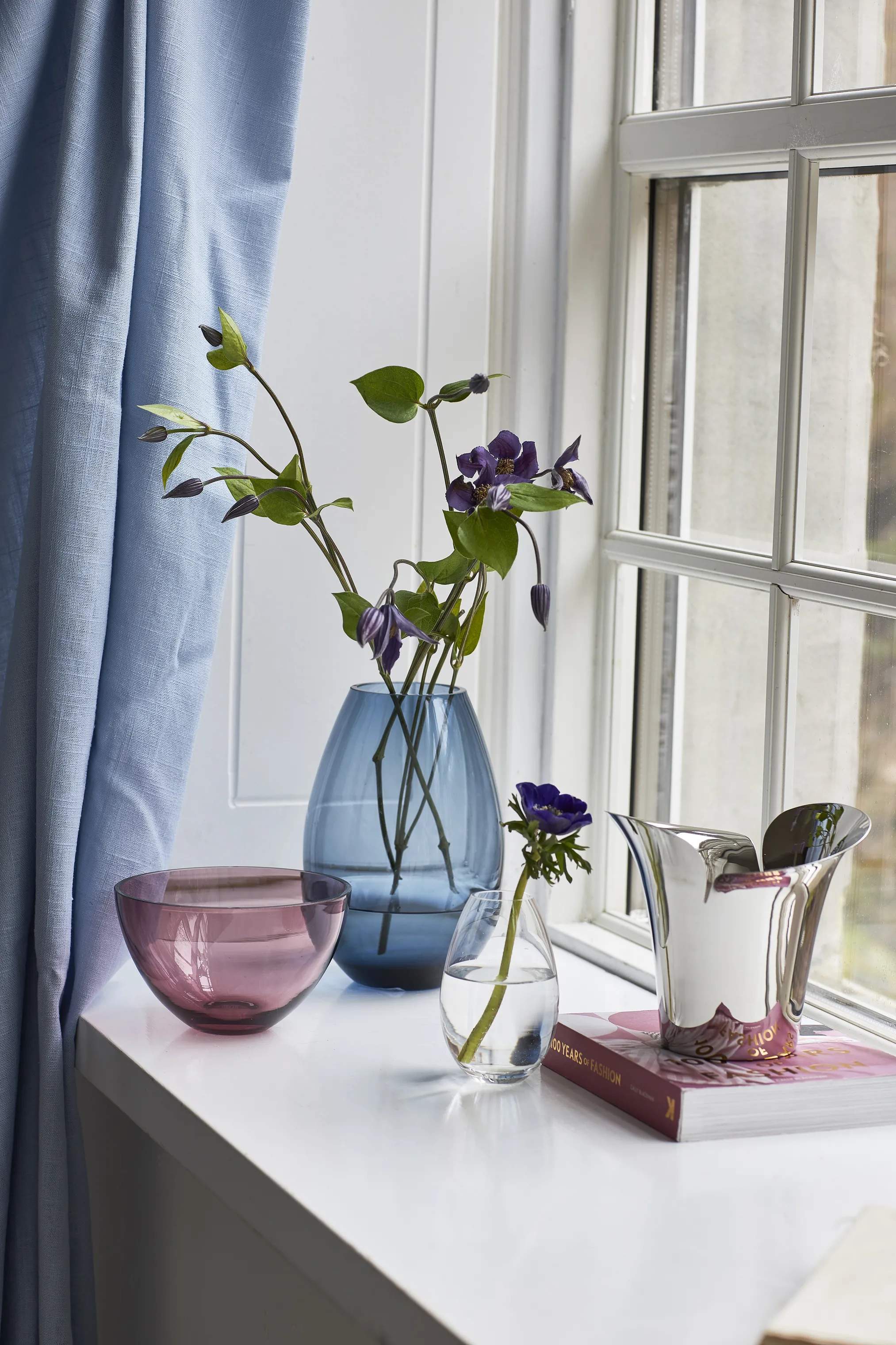 Holmegaard Vaser Cocoon Vase i Klar, 11,5 cm, 5