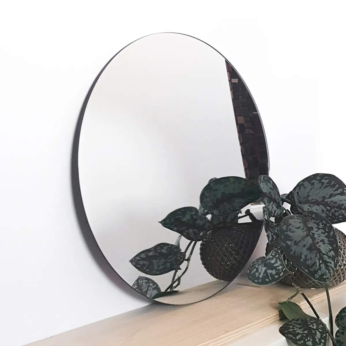 Incado Spejle Rundt Spejl i klar, 50 cm, 2