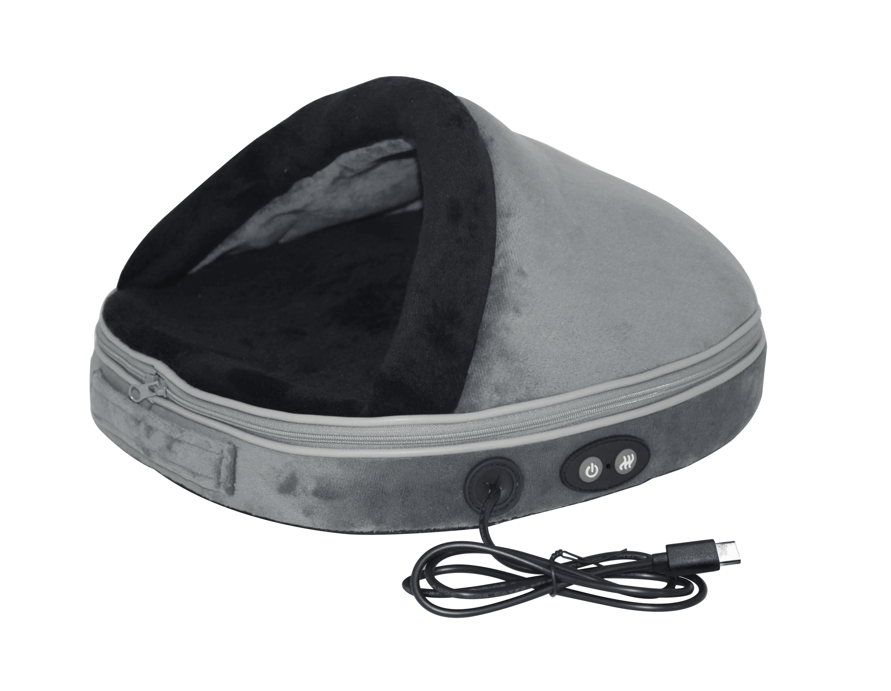 MassagePro Massagepuder 2-i-1 Massagepude i Grå, 1