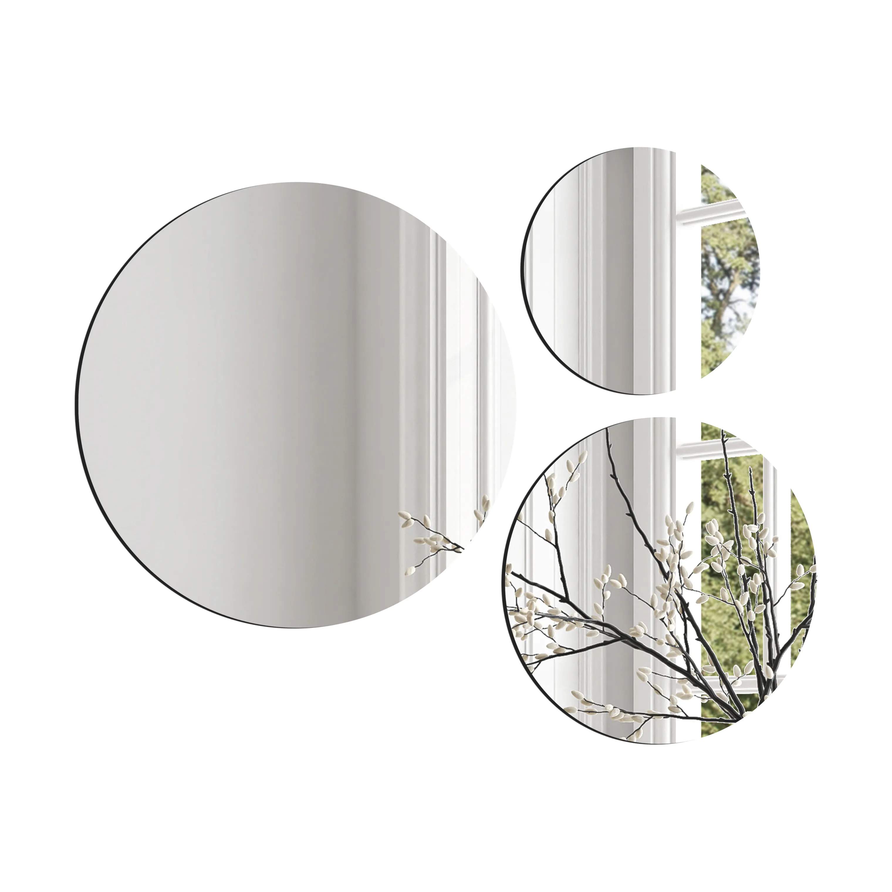 Incado Spejle Trio Spejl i Sølv, 1