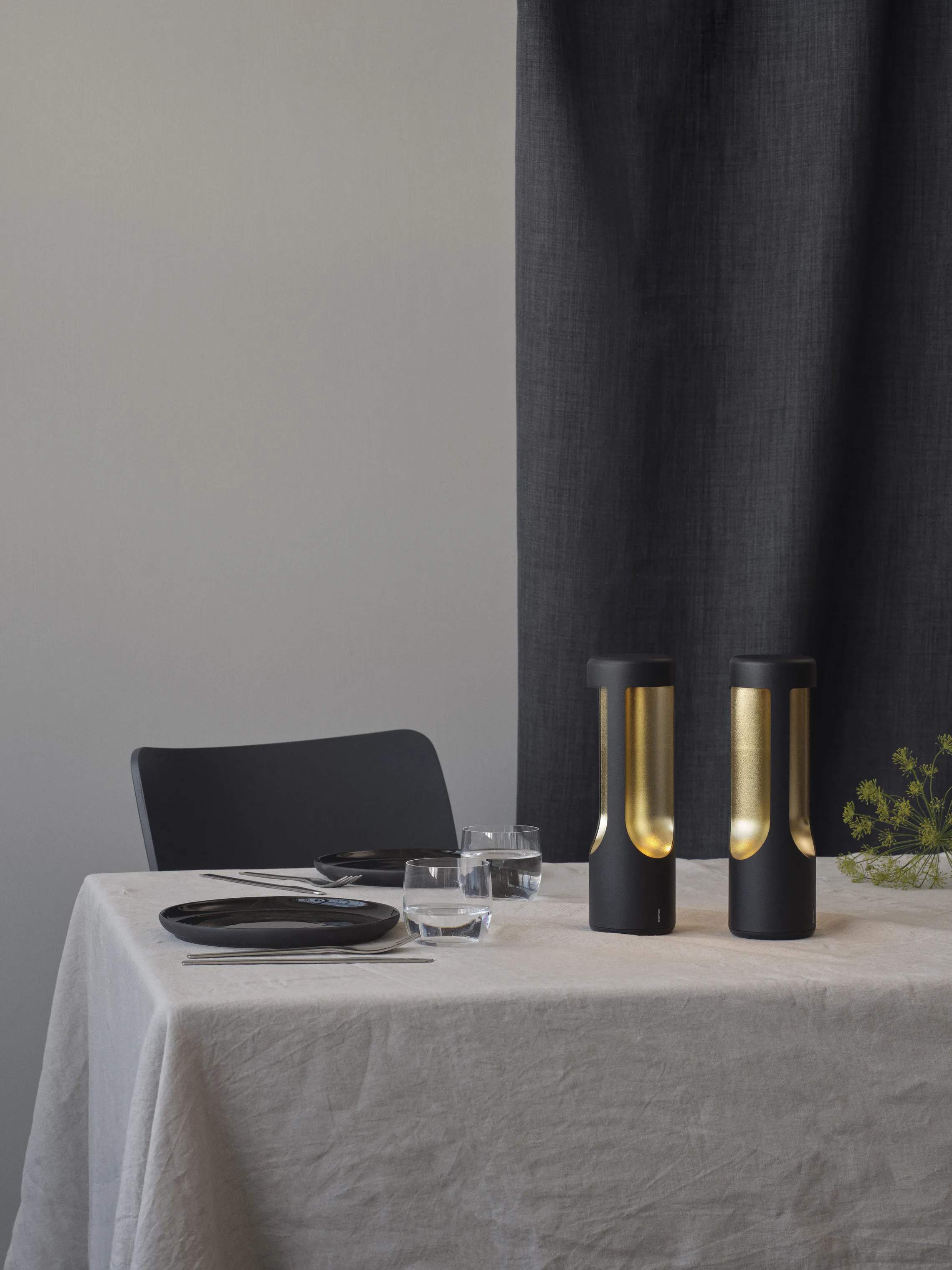 Stelton LED-lamper Nordic Elton LED-lampe i Sort/messing, 3
