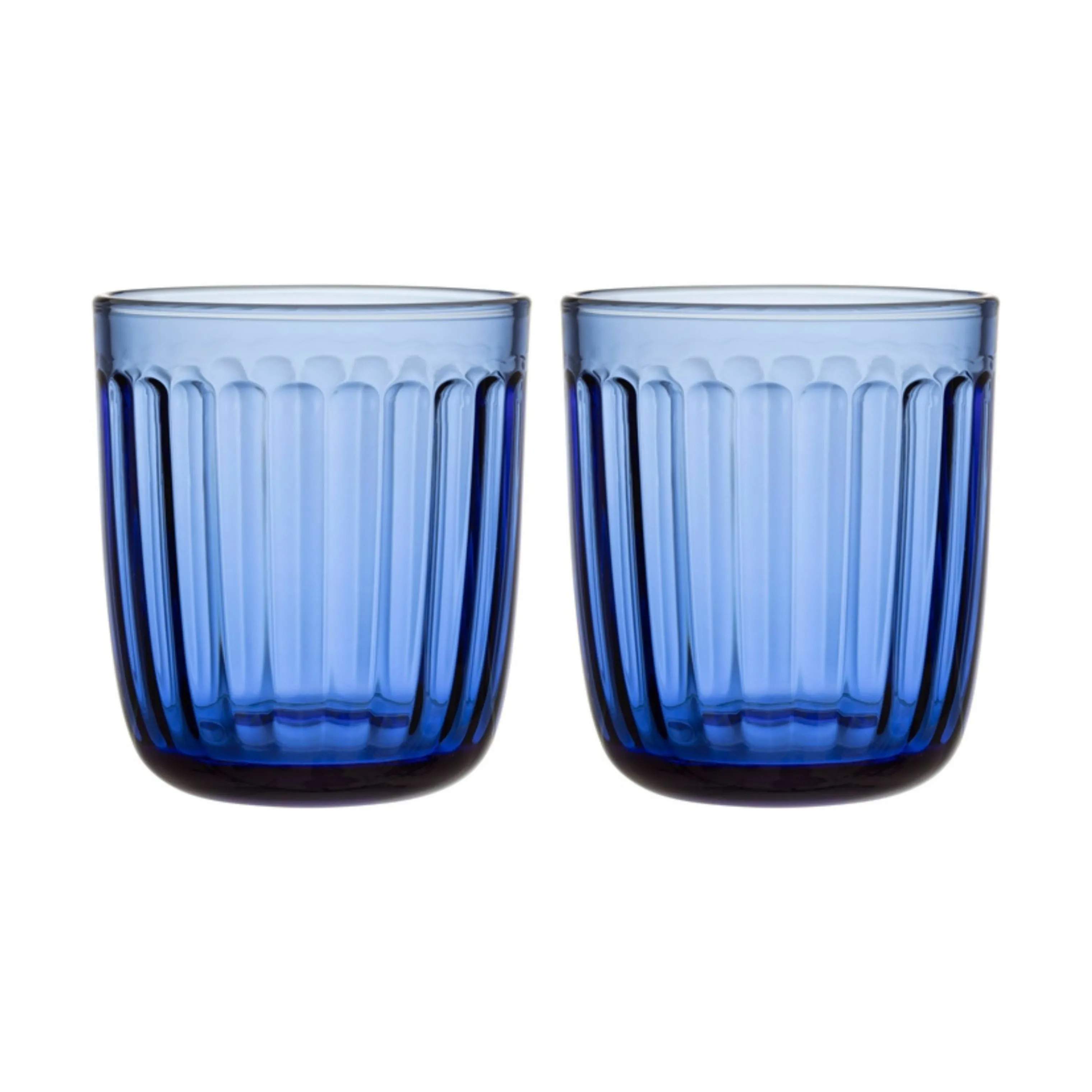 Raami Vandglas - 2 stk., ultramarineblå, large