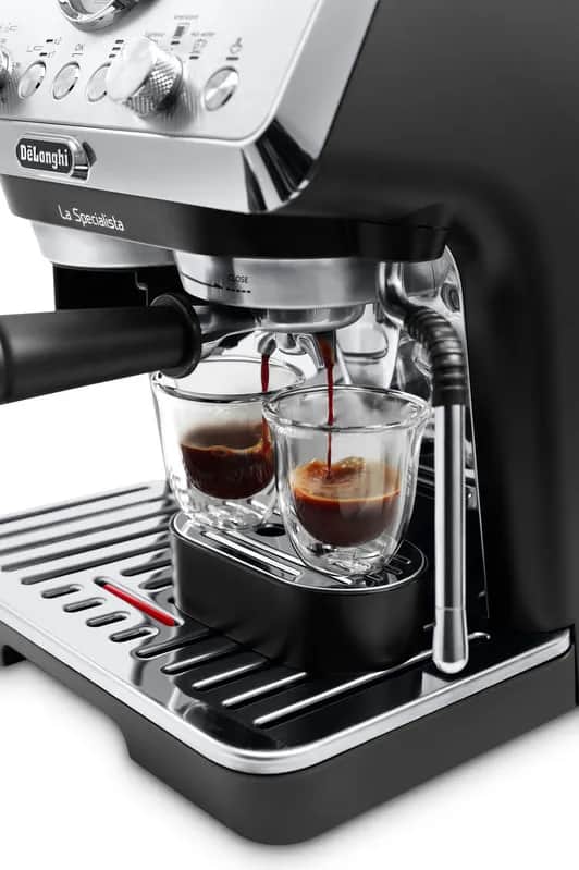 DeLonghi Espressomaskiner La Specialista Arte Espressomaskine EC9155 i Sølvfarvet/sort, 3