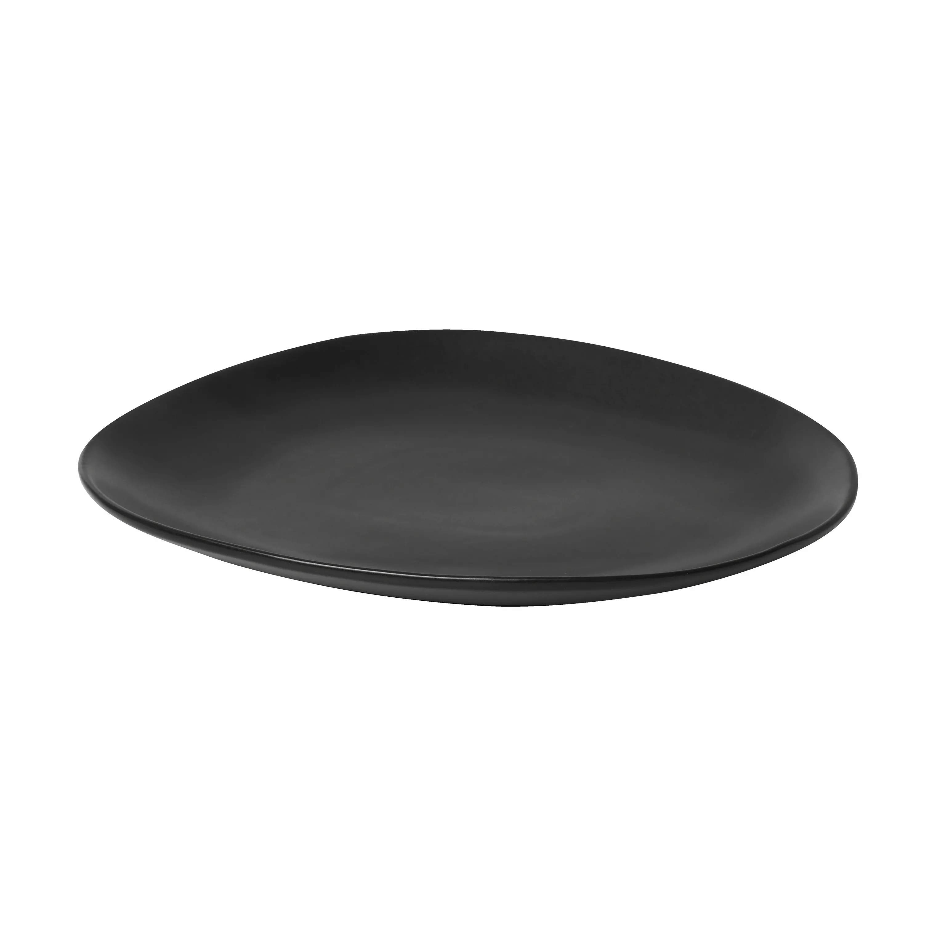 CASA Living Frokosttallerkener Organic Frokosttallerken i Sort, 24 cm, 2