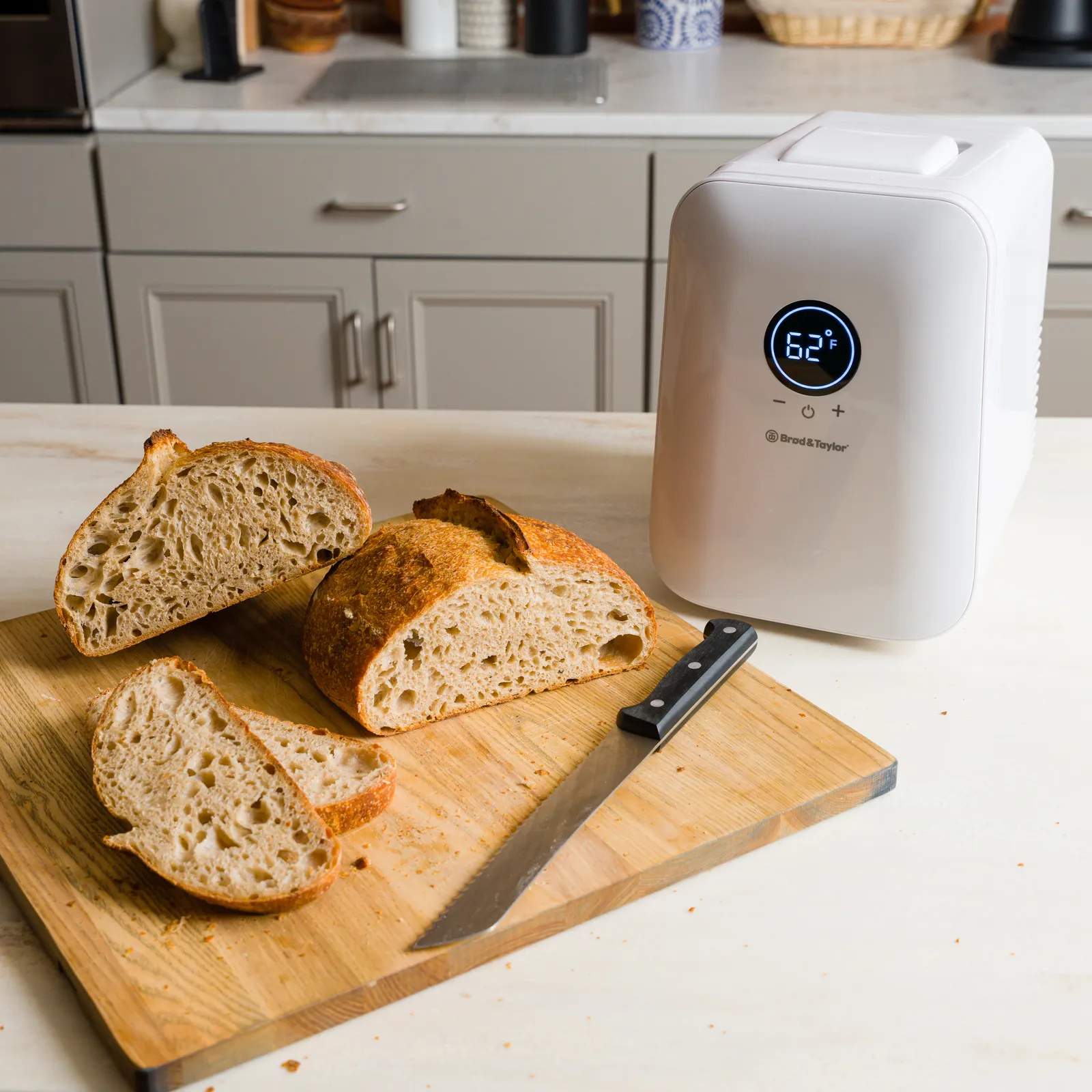 Brød & Taylor Bagemaskiner Surdejsskab i Hvid, 2