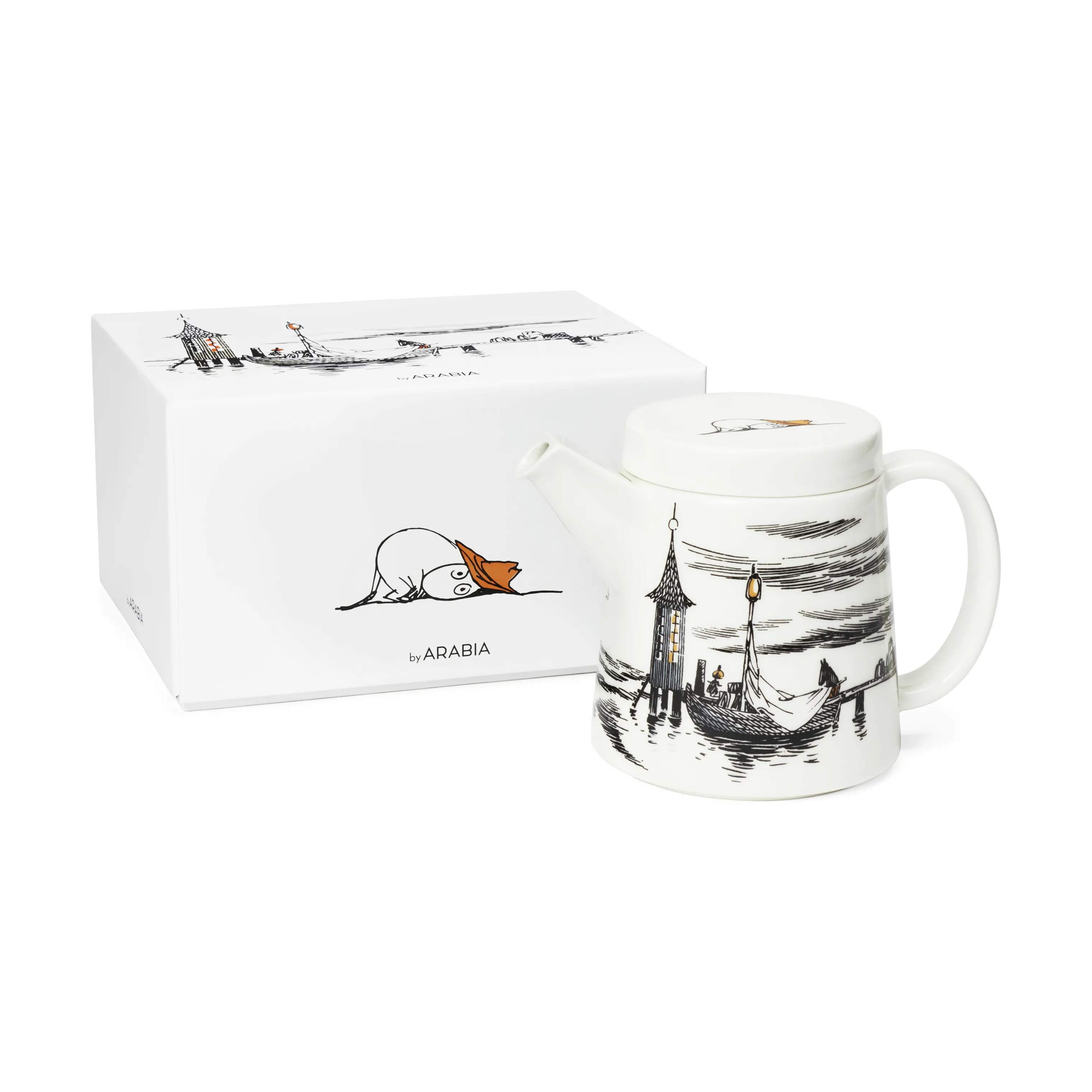 Moomin Arabia Tekander Tro mod sin oprindelse Tekande i Hvid, 3