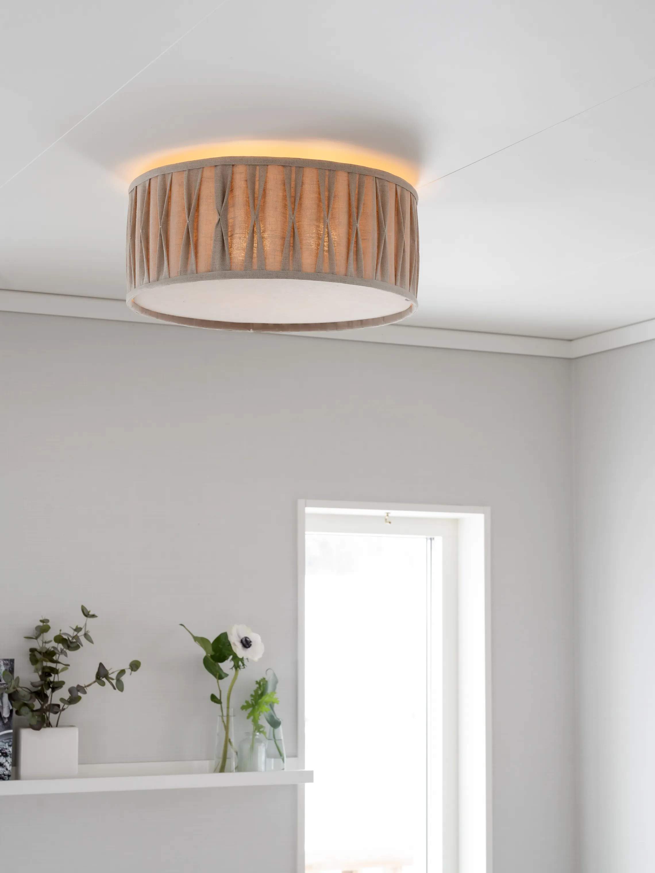 PR Home Loftlamper Plissé Loftlampe i Beige, 2