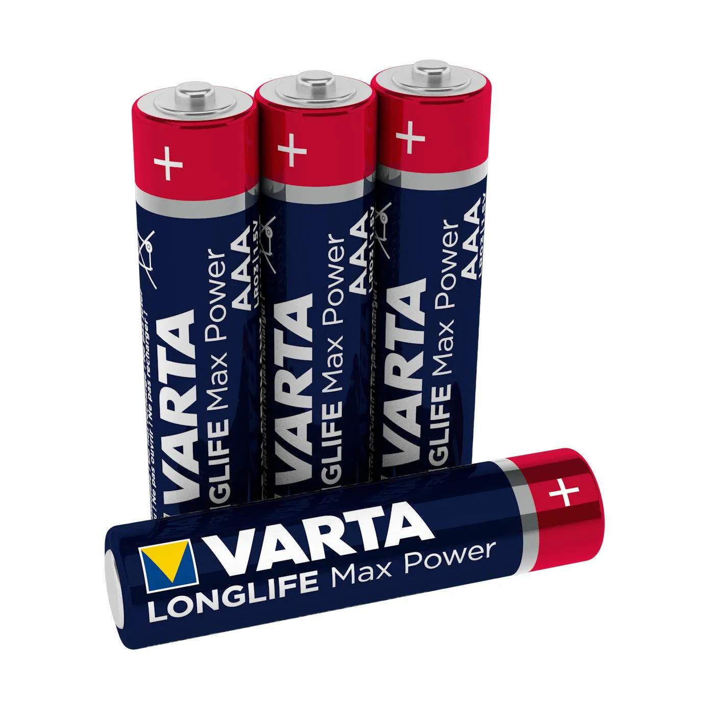 VARTA batterier Longlife Max Power AAA Batterier - 4-pak