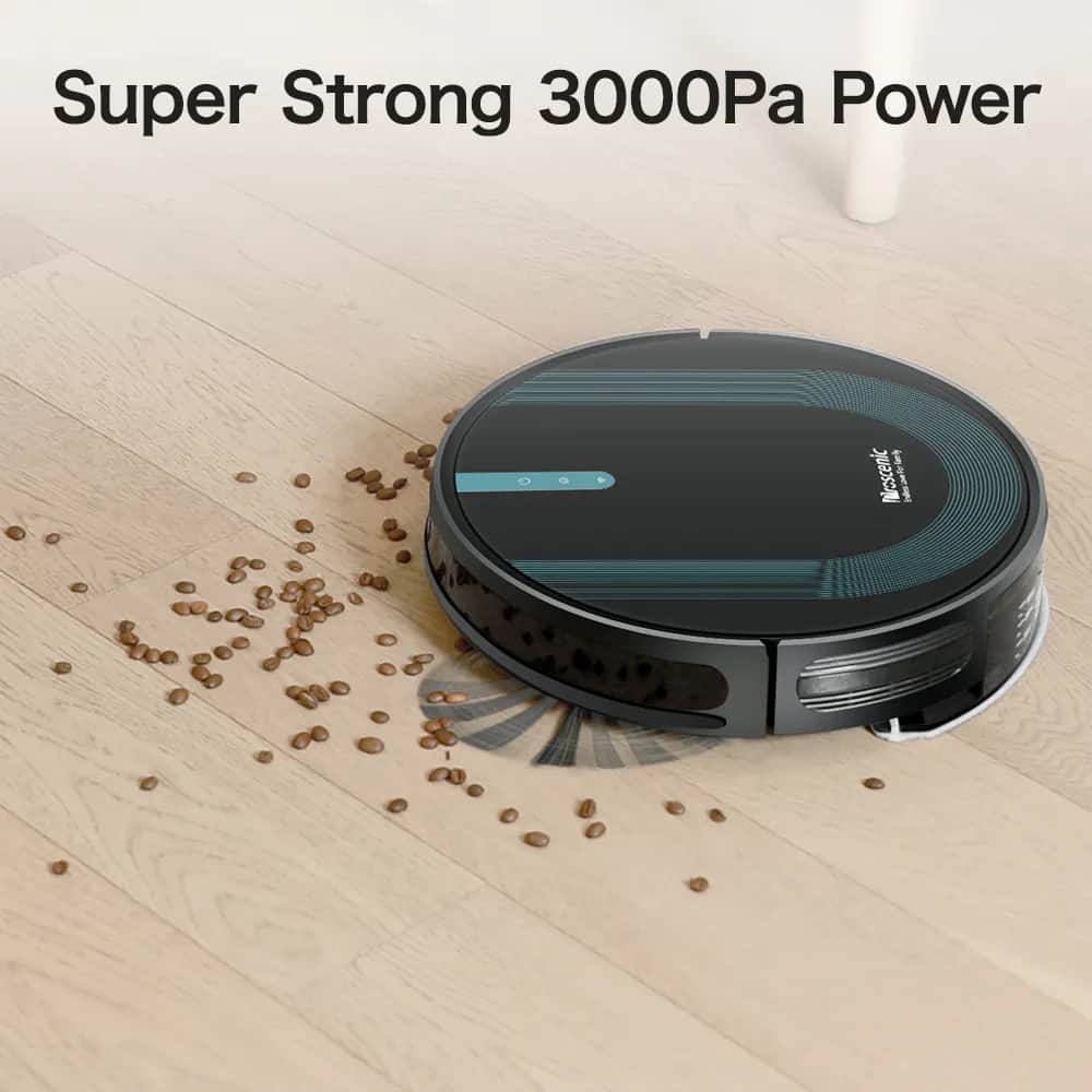 Proscenic Robotstøvsugere 2-i-1 Robot- og moppestøvsuger 850T i sort, 5