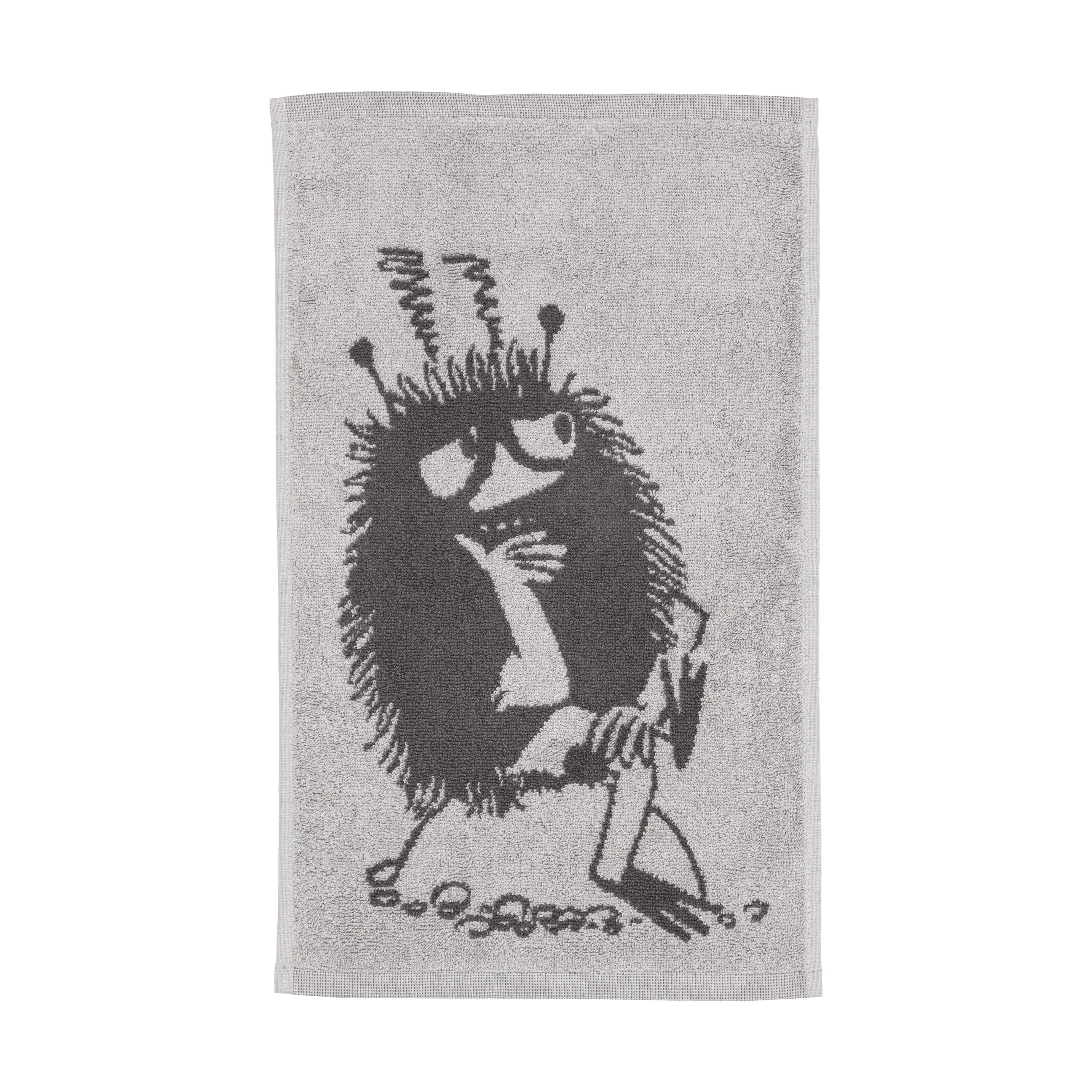 Moomin Arabia Håndklæder Arabia Badeværelse Håndklæde - Sniff i Sort/Hvid, B30 x L50 cm, 1