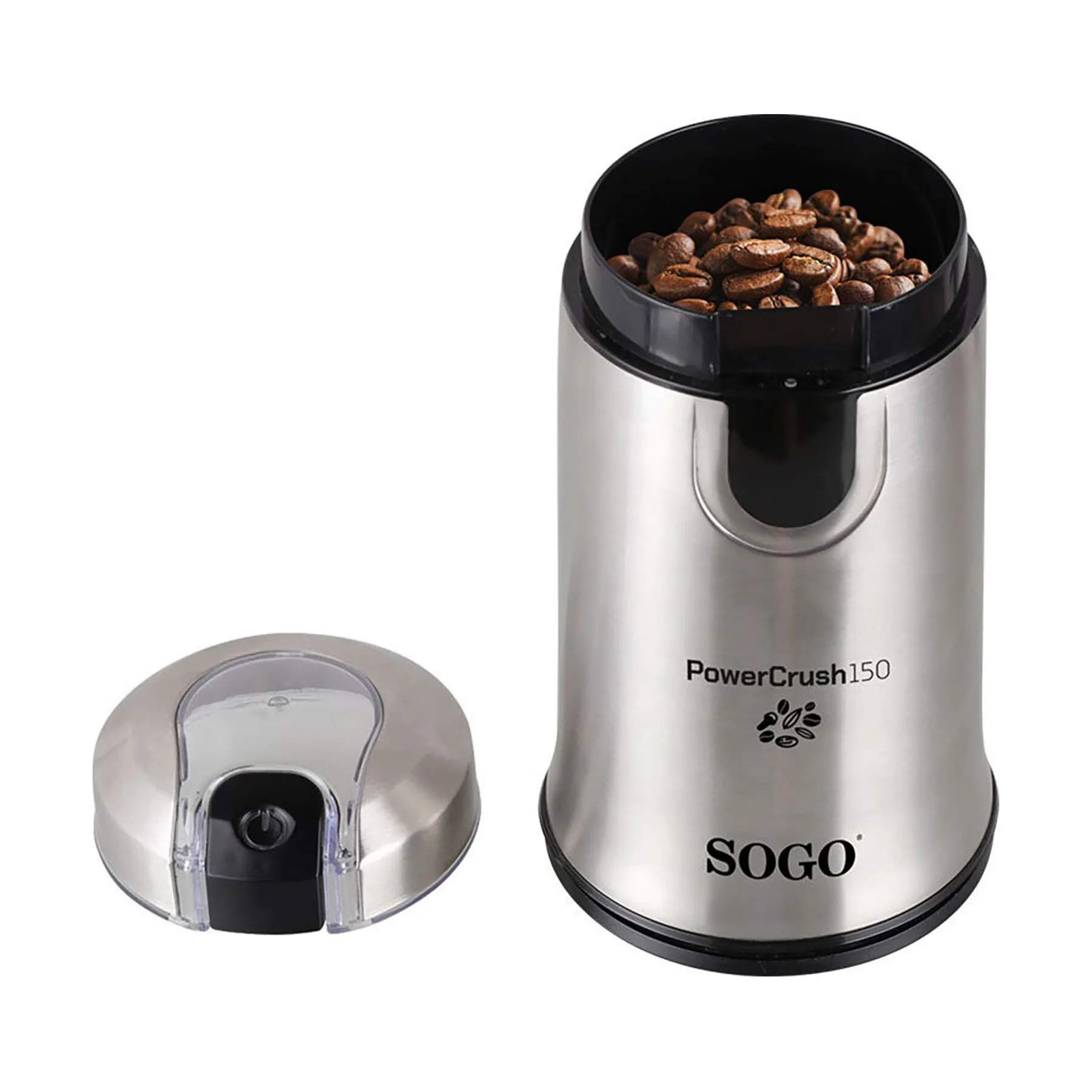 Sogo Kaffekværne Powercrush Kaffekværn i Sølv, 3