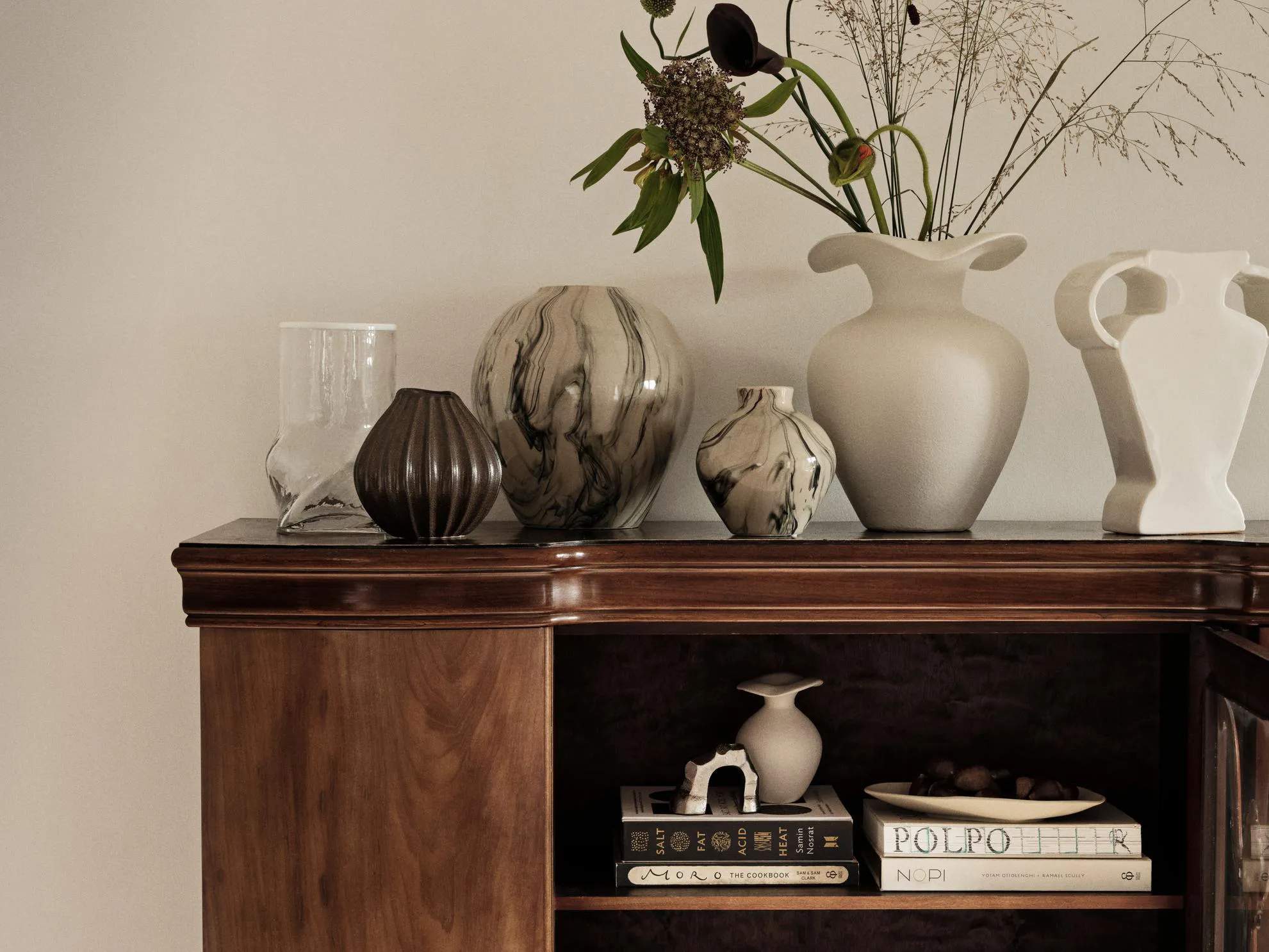 Broste Copenhagen Vaser Florentina Vase i Hvid, H32 x Ø24, 2