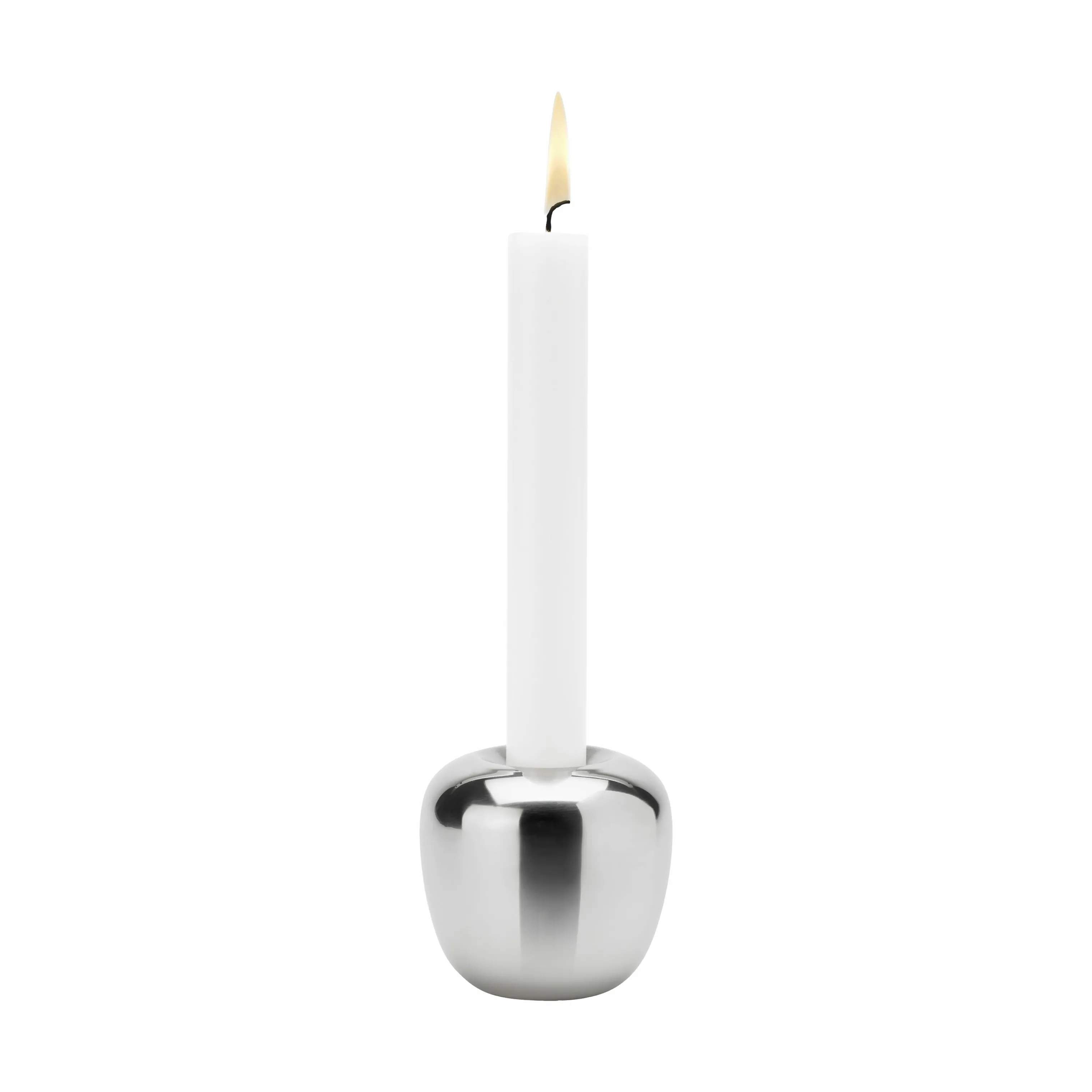 Stelton Kronelysestage Nordic Ora Lysestage i Stål, 7 cm, 3