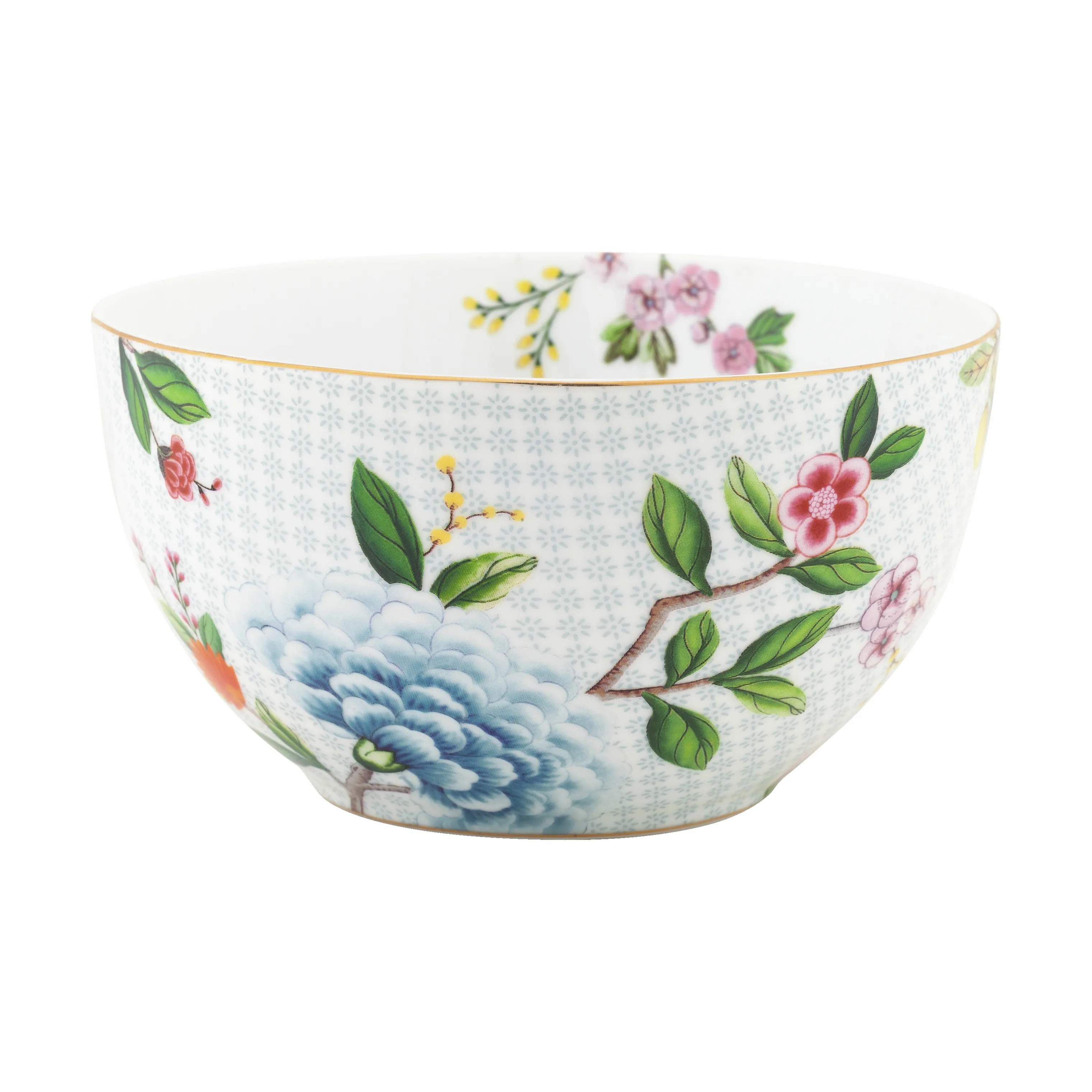 PIP Studio Serveringsskåle Blushing Bird Skål i Hvid, 15 cm, 2