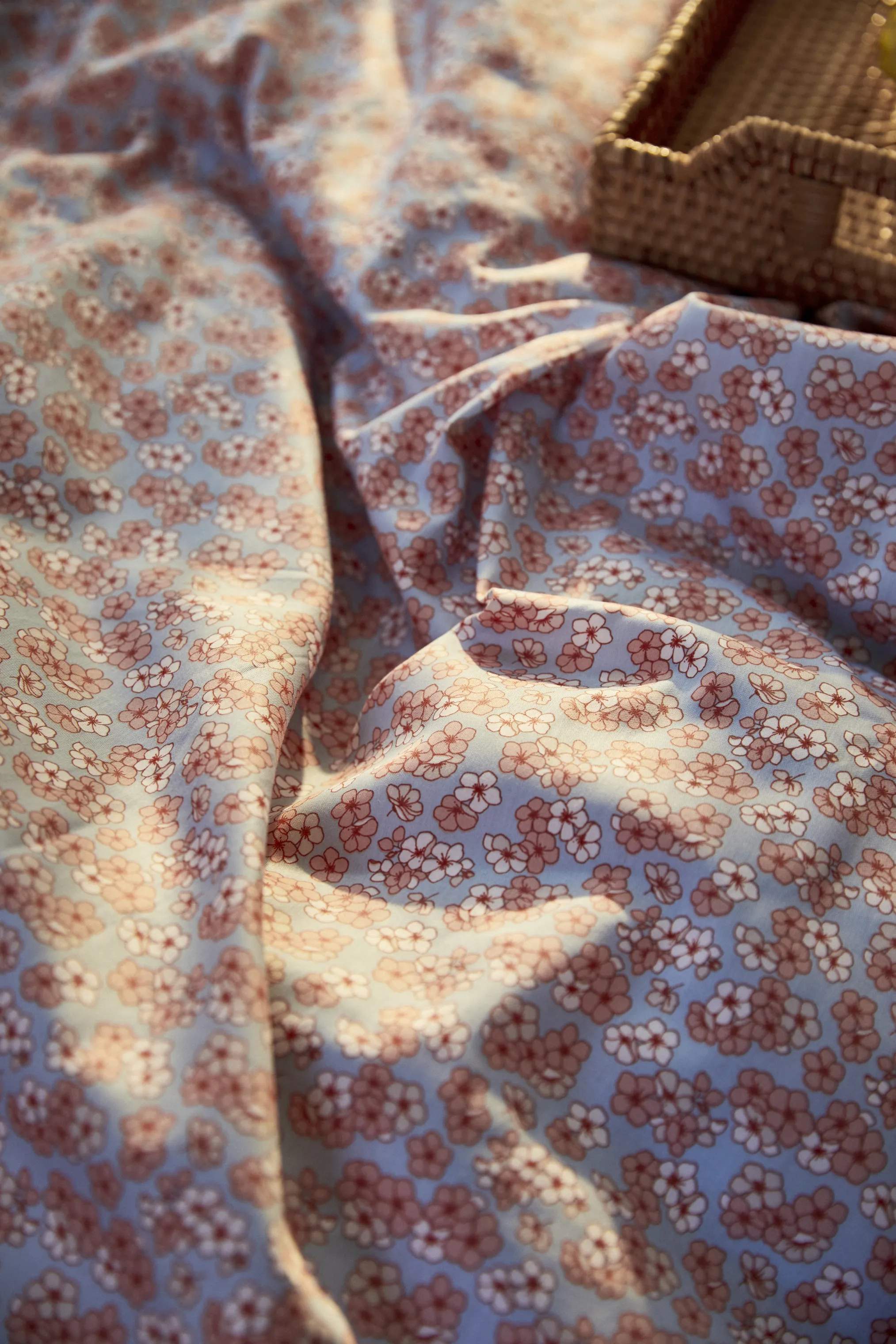 Juna Sengetøj Pleasantly Sengetøj i lyserød/blå, B200 x L220 cm, 2