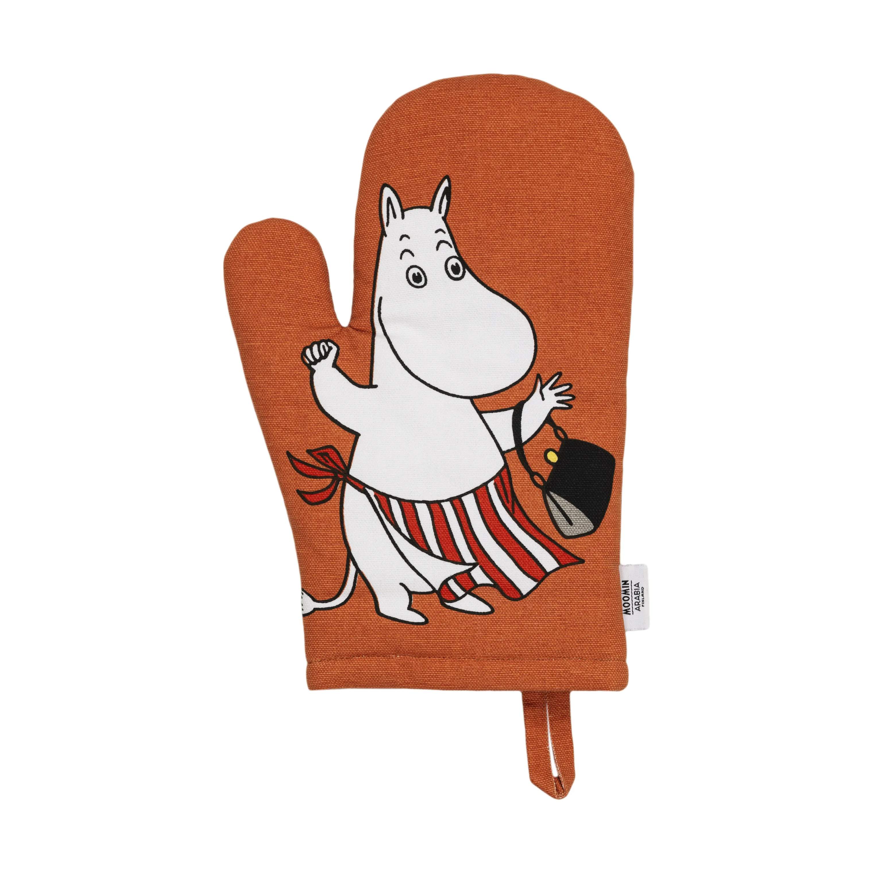 Moomin Arabia Grydelapper Arabia Køkken Ovnhandske - Mumihuset i /Rød, 1