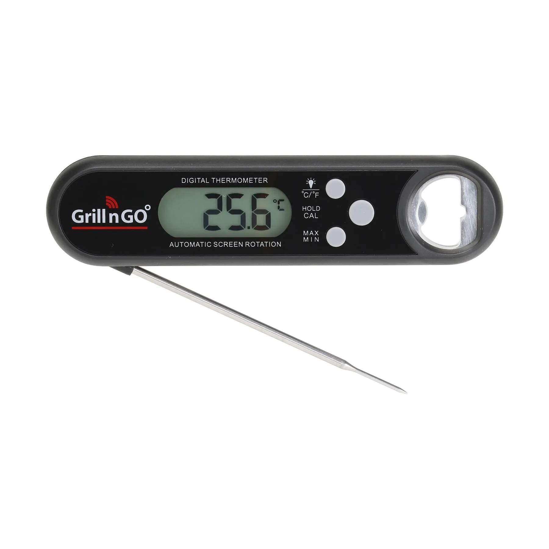Quick Stegetermometer, sort, large