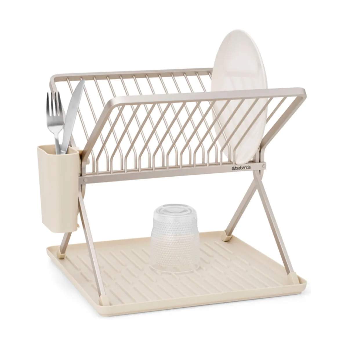 Brabantia Opvaskestativer Sink-side Sinkside Opvaskestativ i Soft Beige, B37 x L33 cm, 1