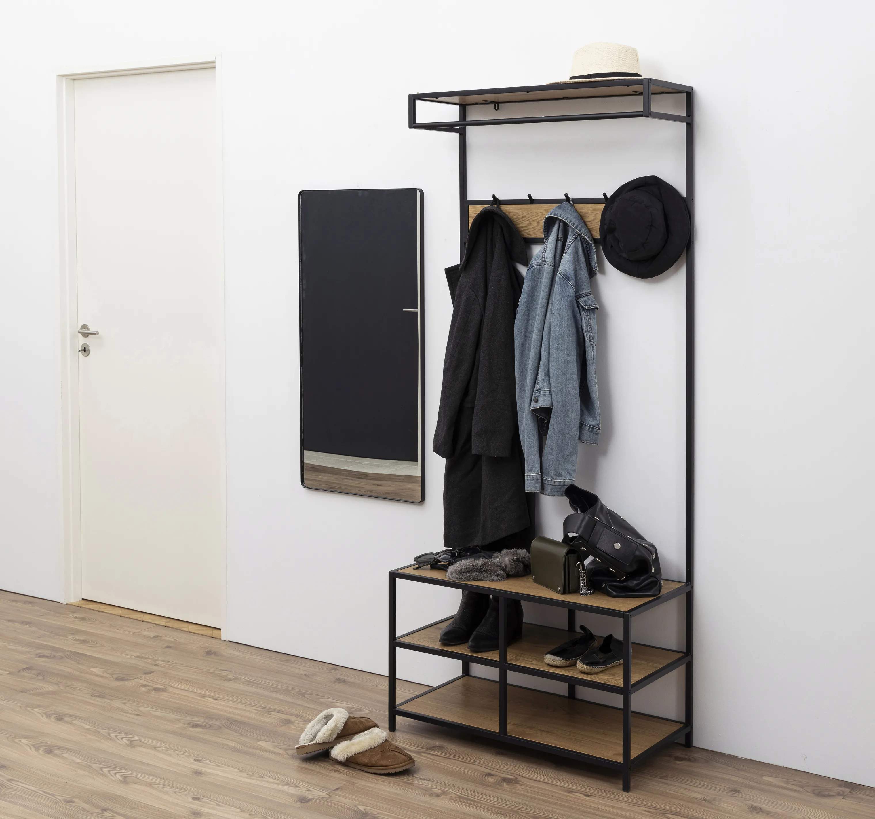 CASA Living Tøjstativer Seaford  Garderobestativ i Sort, 2