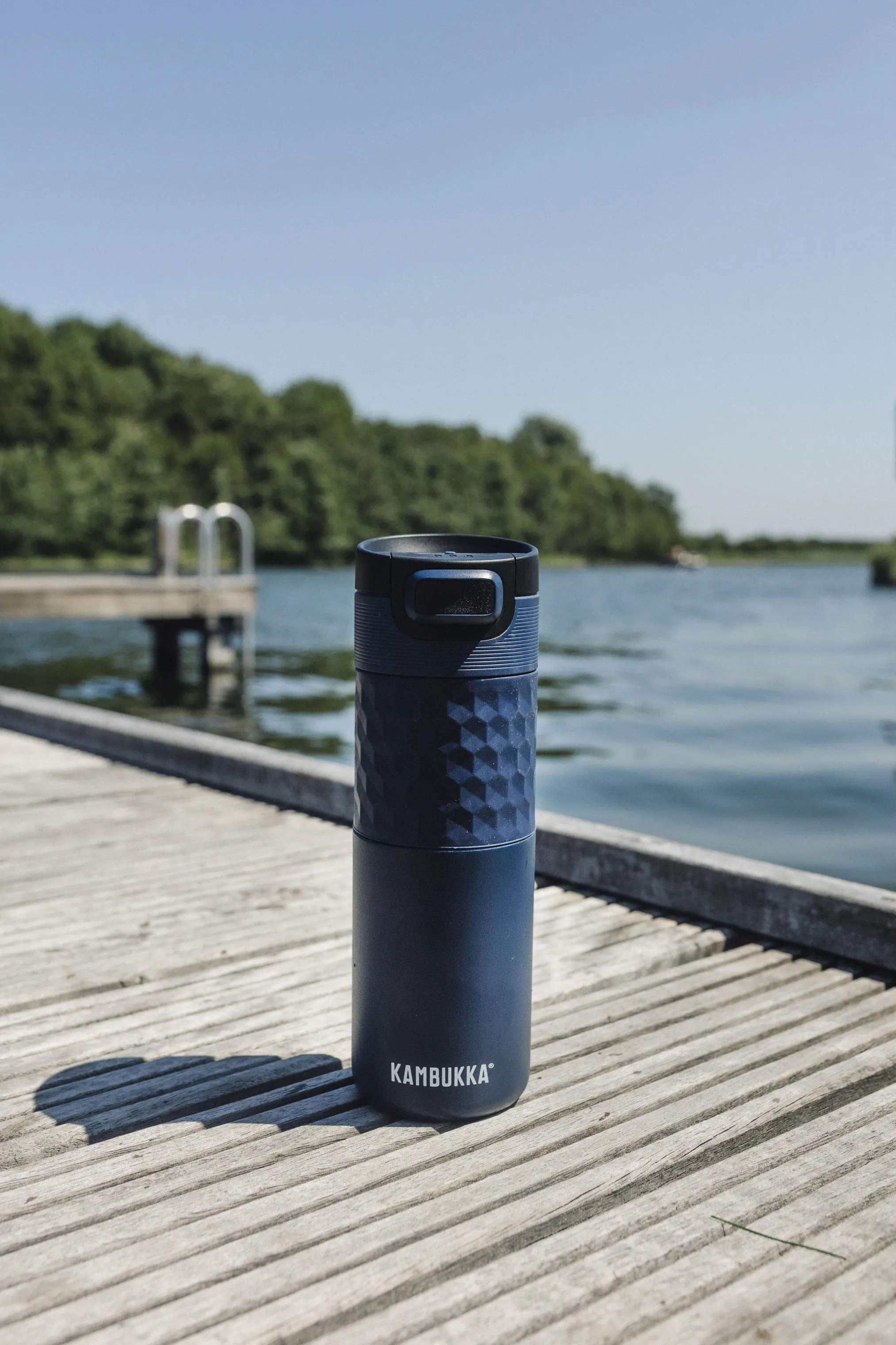 Kambukka Termoflasker Etna Grip Termoflaske i Denim Blue, 6