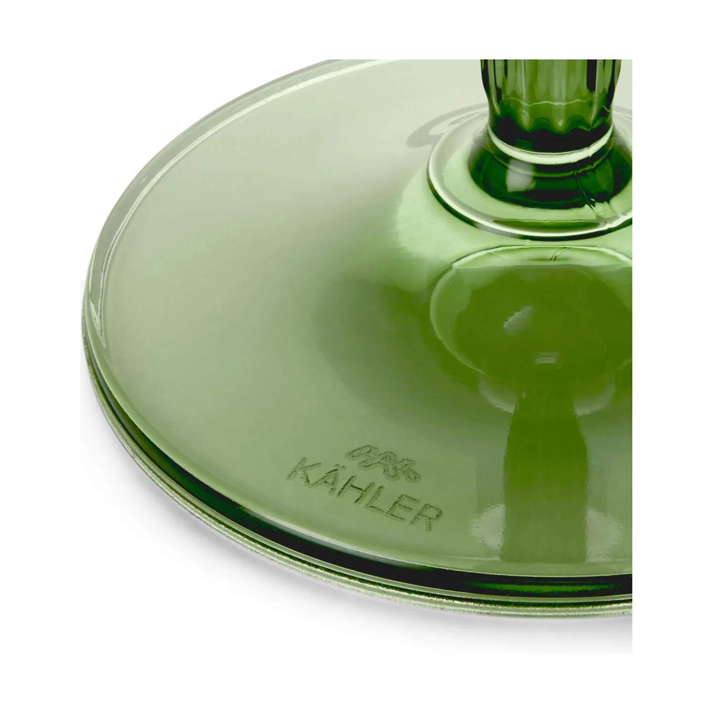 Kähler Champagneglas Hammershøi Champagneglas  - 2 stk. i Grøn, 4