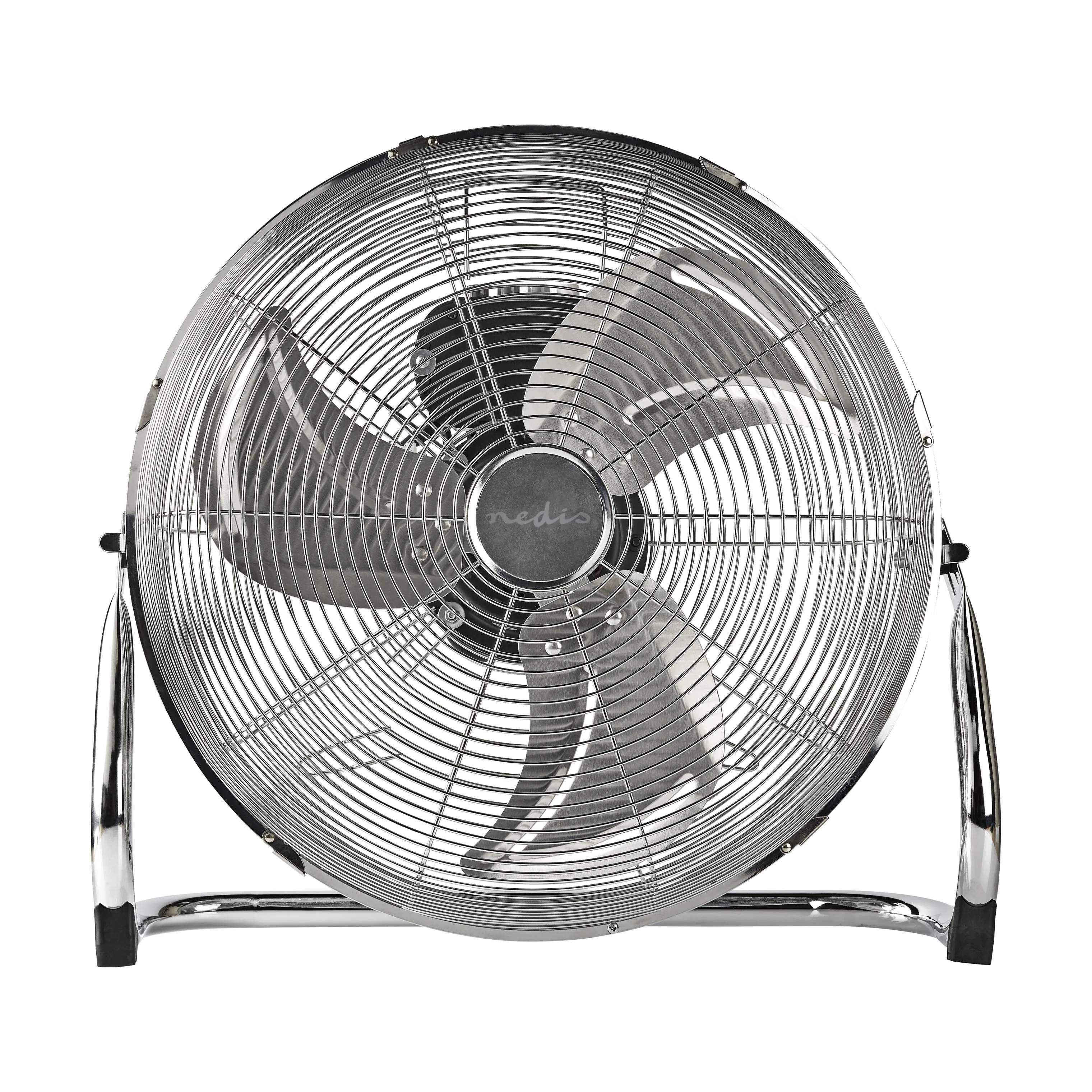 Nedis Ventilatorer Gulvventilator i Sølv, 1