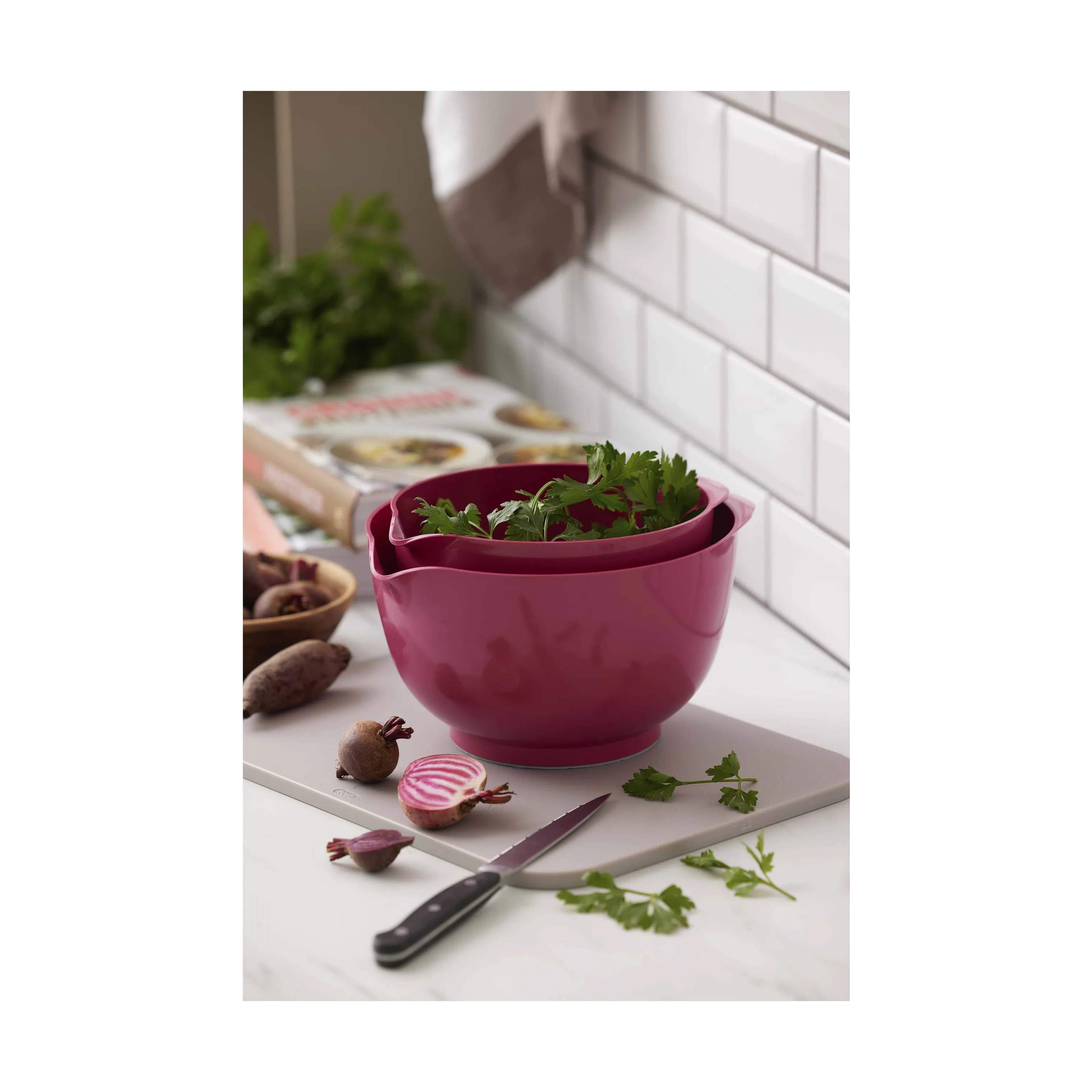 Rosti Røreskålsæt Margrethe Røreskålsæt - 4 dele i Beetroot, 3