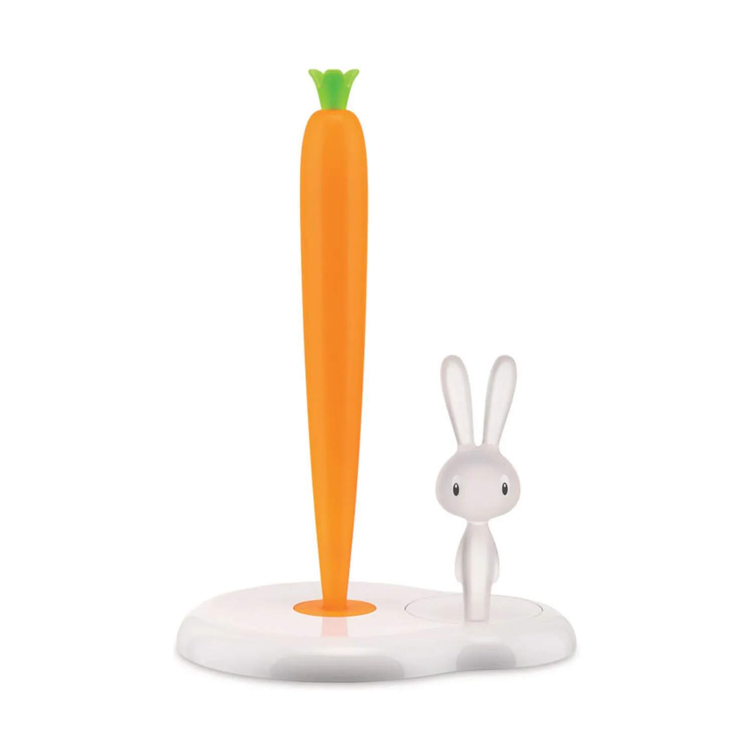 Alessi Køkkenrulleholdere Bunny & Carrot Køkkenrulleholder i hvid, 29,4 cm, 1