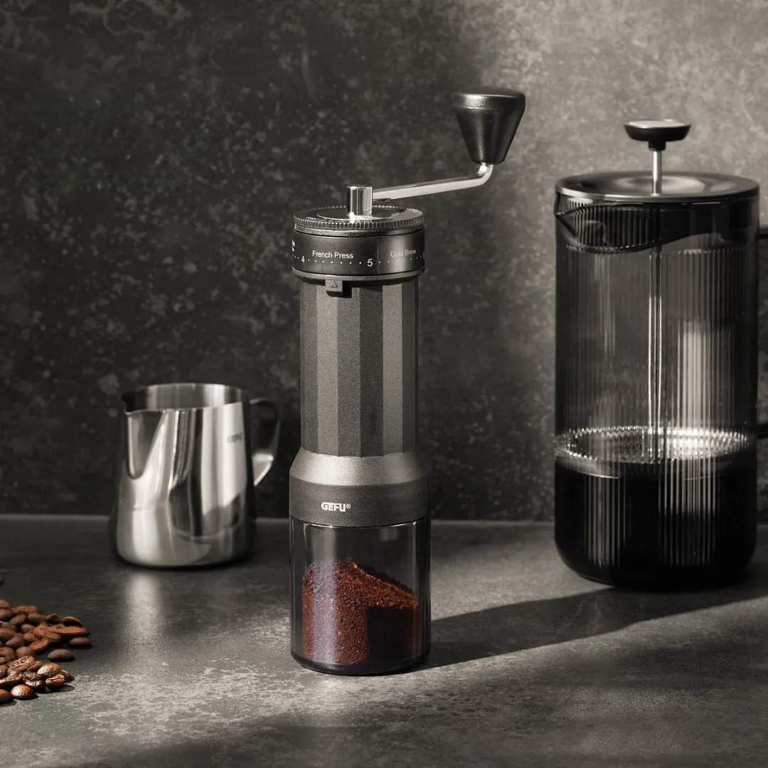 Gefu Kaffekværne Loco Kaffekværn i Sort/Sølv, 3