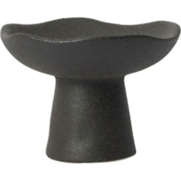 Broste Copenhagen Bloklysestage Momo Lysestage i Sort, 9 cm, 1