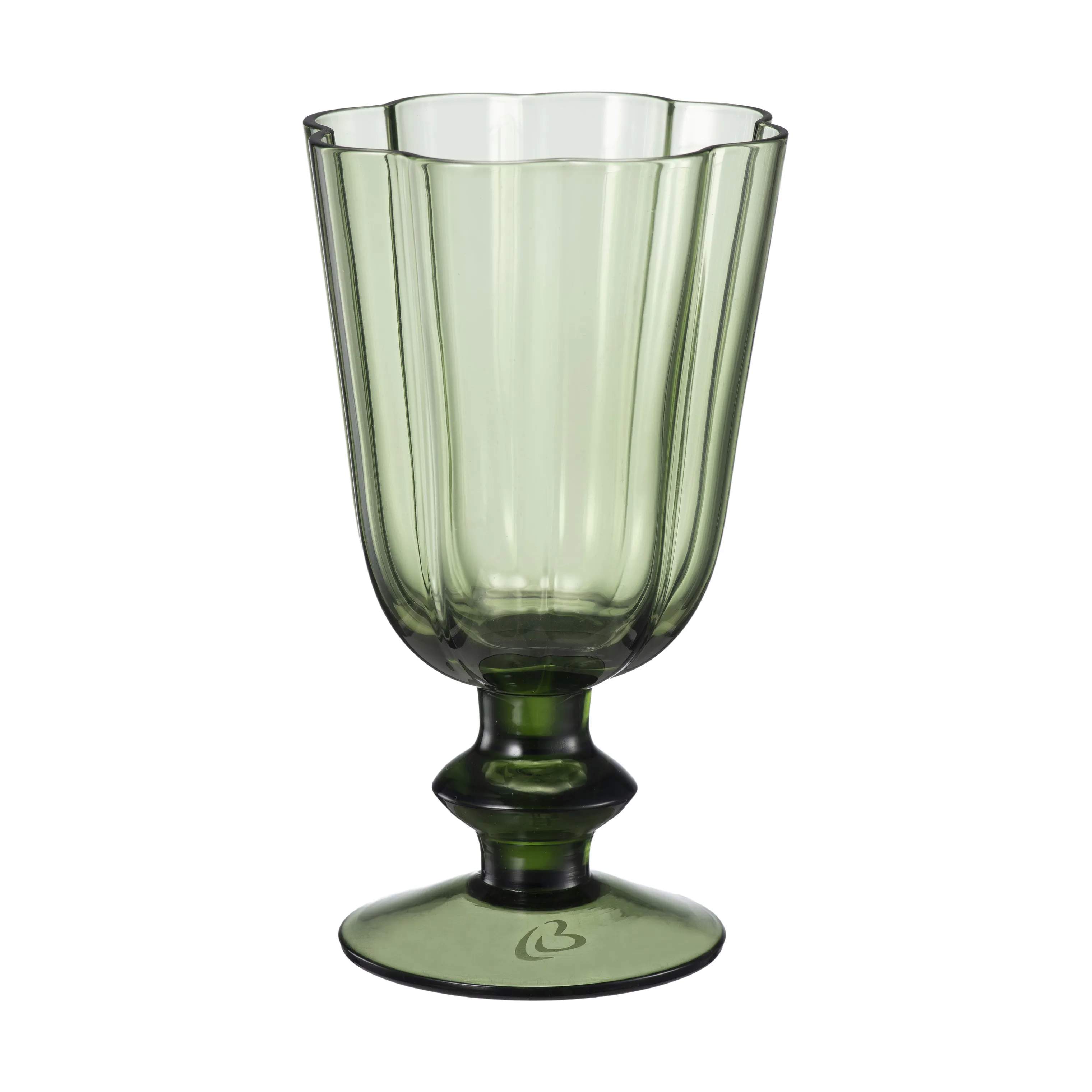 Lene Bjerre Vinglas Floretta Vinglas i Grøn/fod, 1