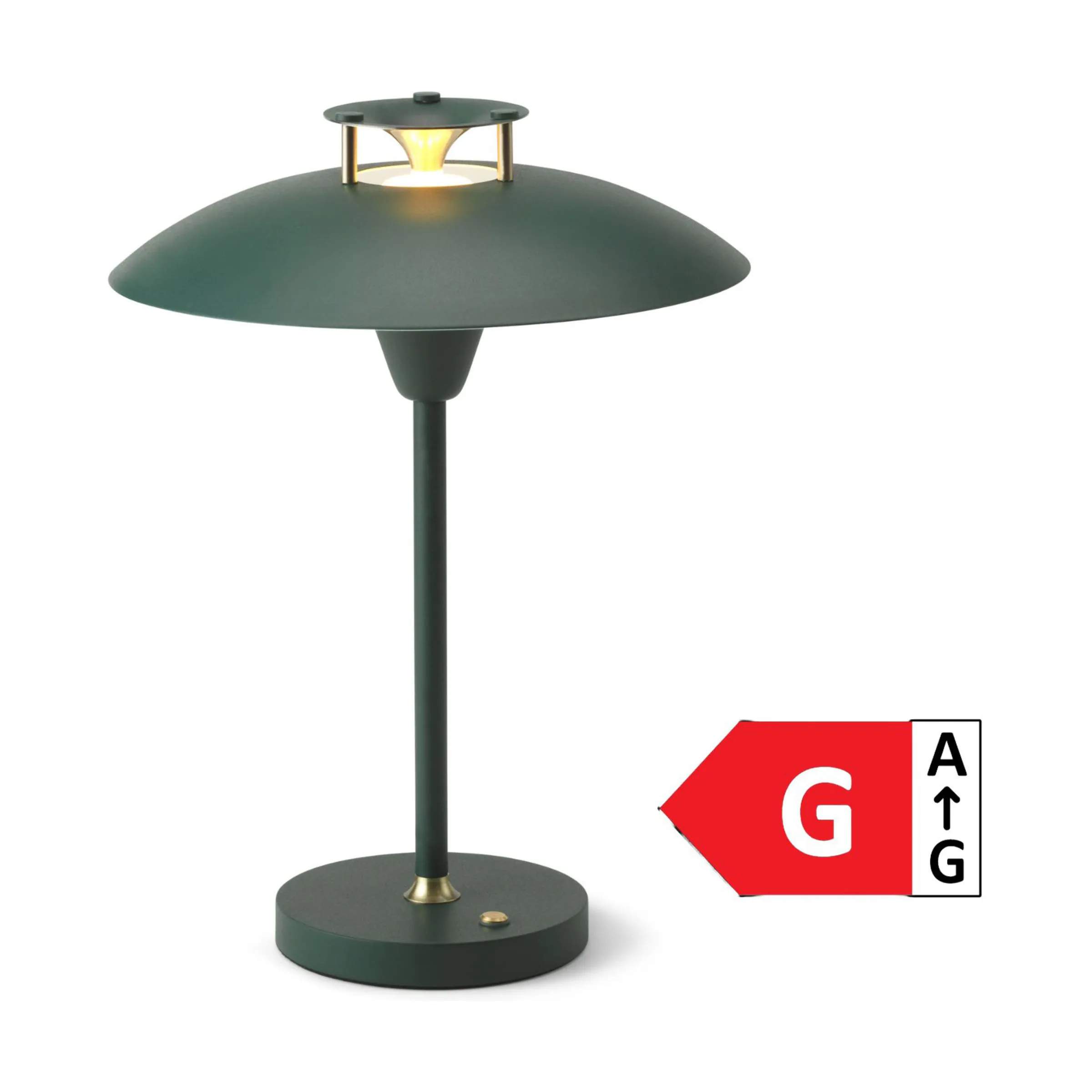 Stepp 1-2-3 Transportabel Bordlampe, grøn, large