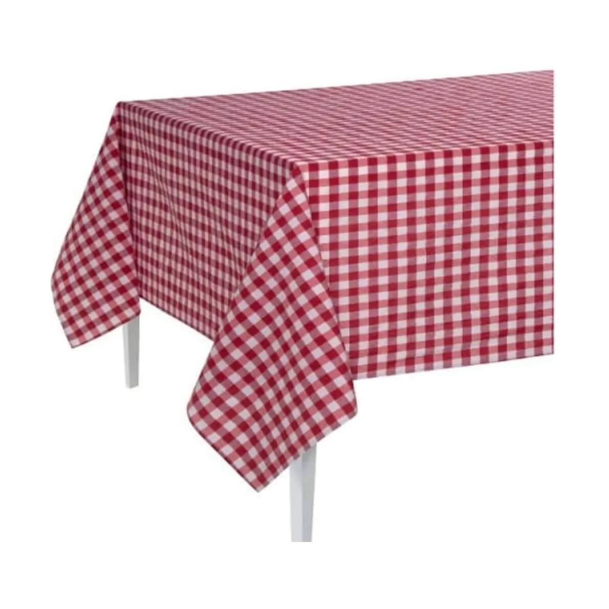 Atenas Duge Vichy Sara Dug i Rød, B150 x L250 cm, 1
