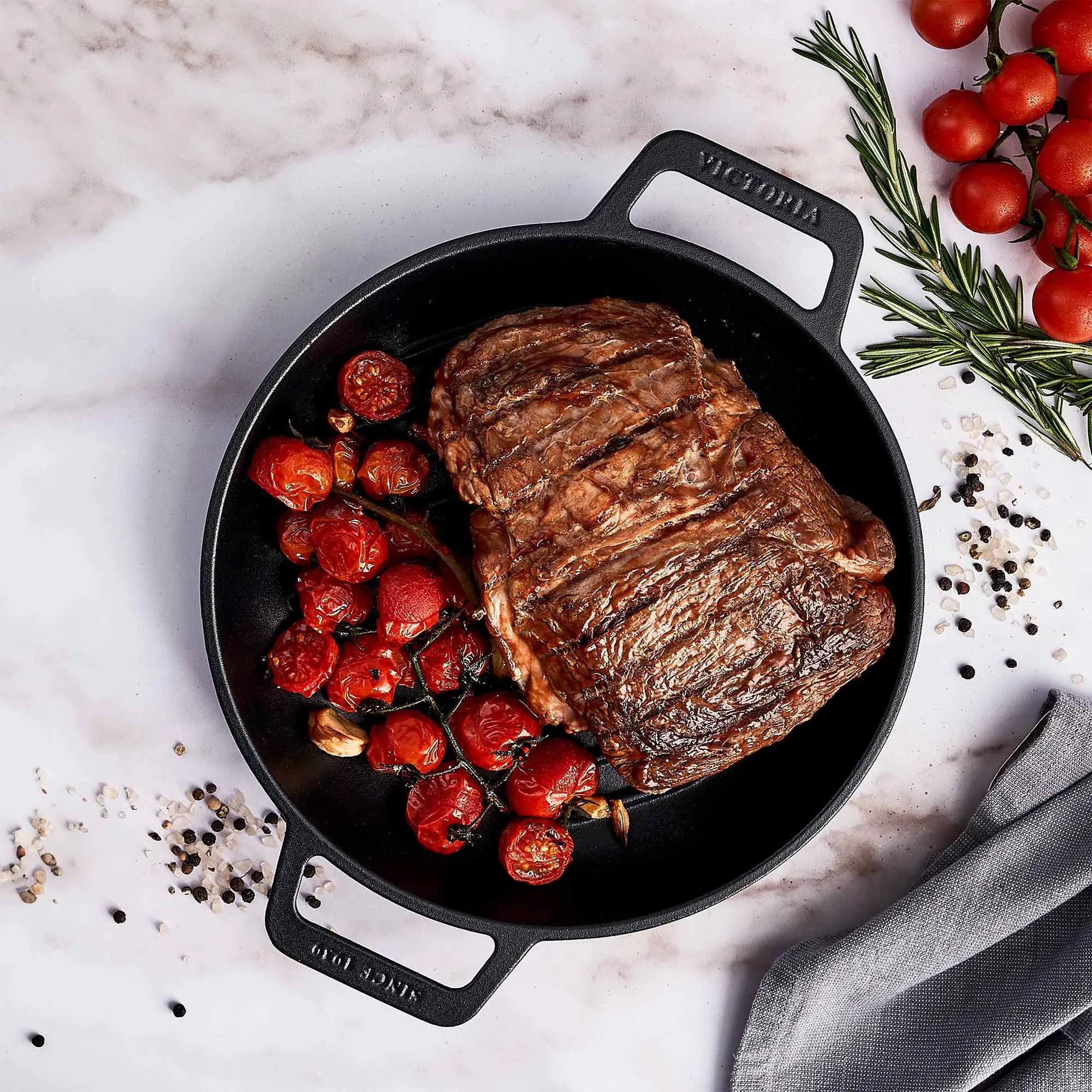 Victoria Grillpander Forbehandlet Grillpande i Sort, 3