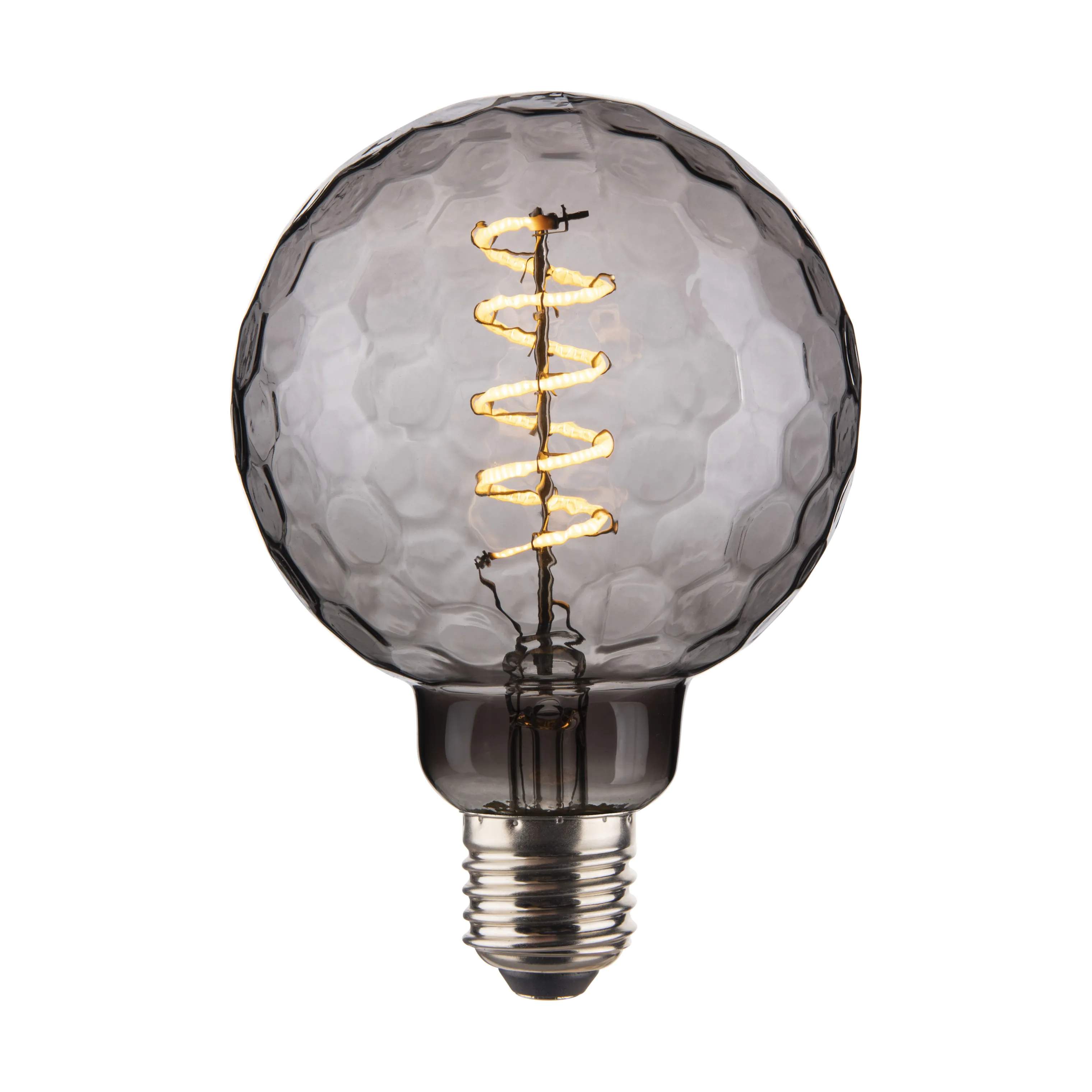 Halo Design LED-pærer Colors Geo LED Lyspære i Smoke, 9,5 cm, 1