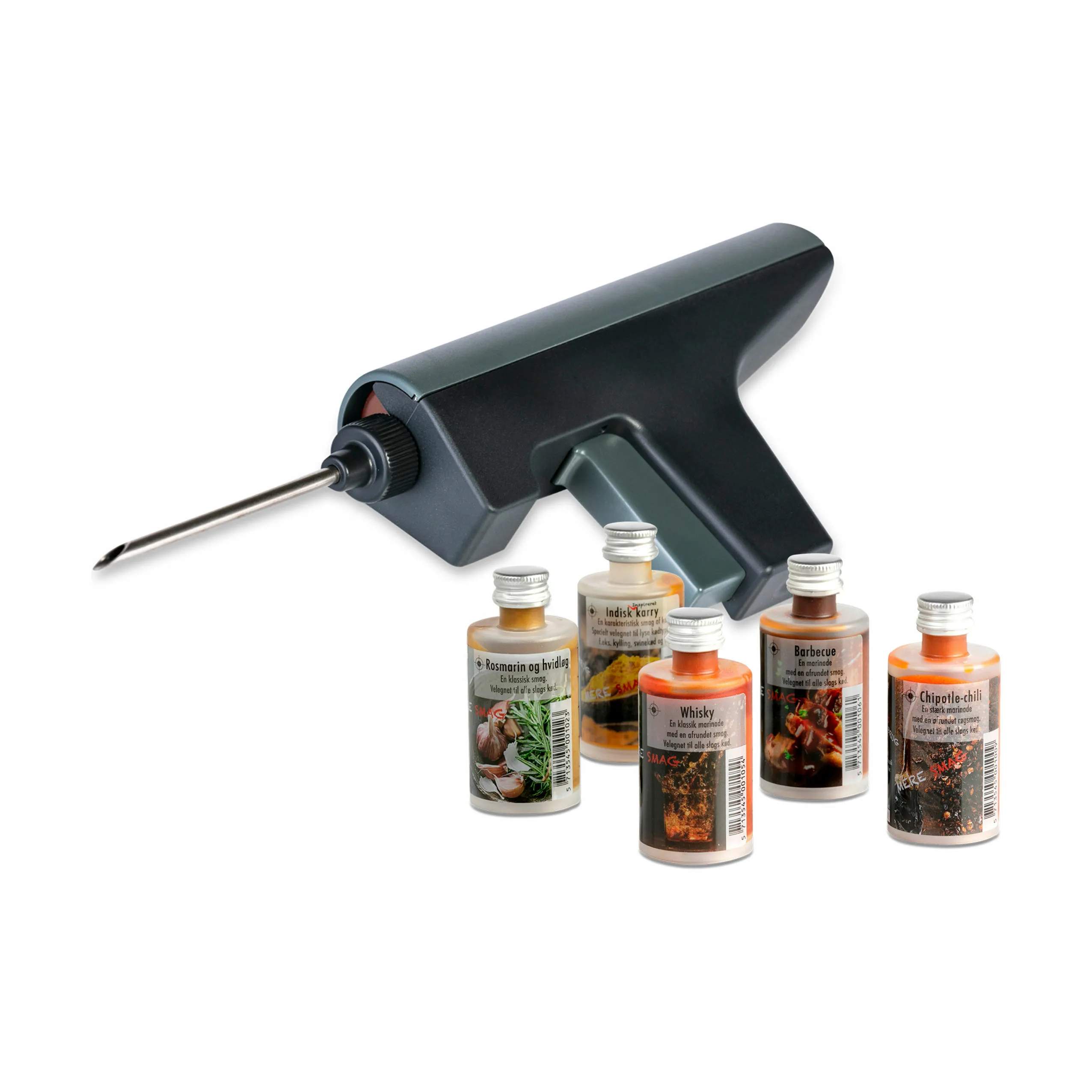 Instant Taste Øvrigt køkkengrej Marinadepistol i grå;sort, 7 stk., 1