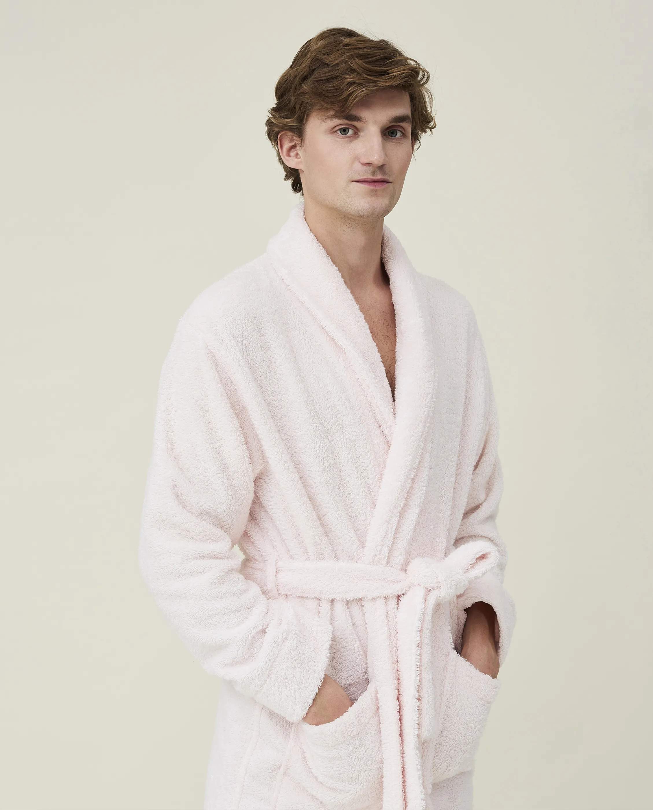 Lexington Morgenkåber Icons Original Badekåbe i Pink, M, 5