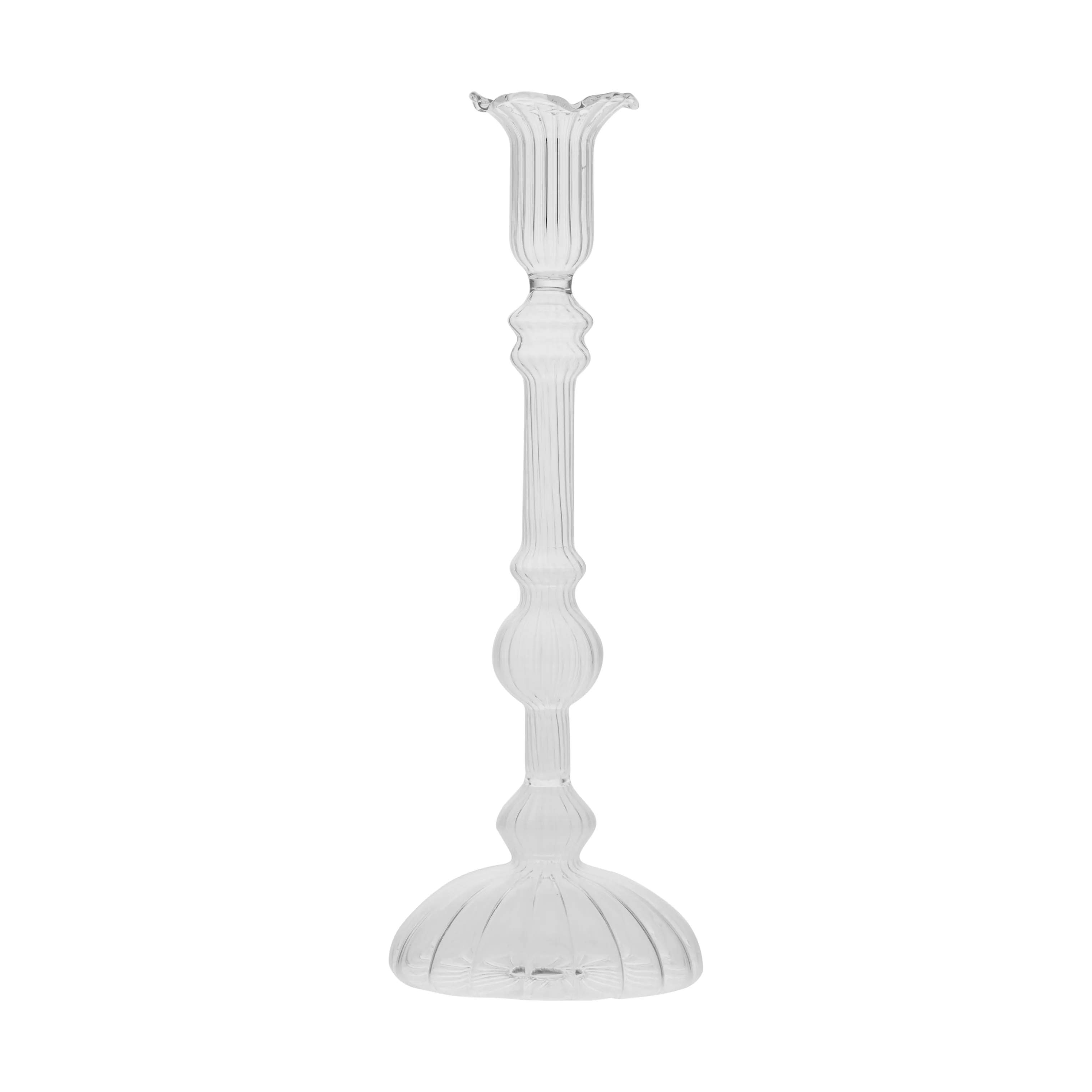 Lene Bjerre Kronelysestage Astalina Lysestage i transparent, 26,5 cm, 1