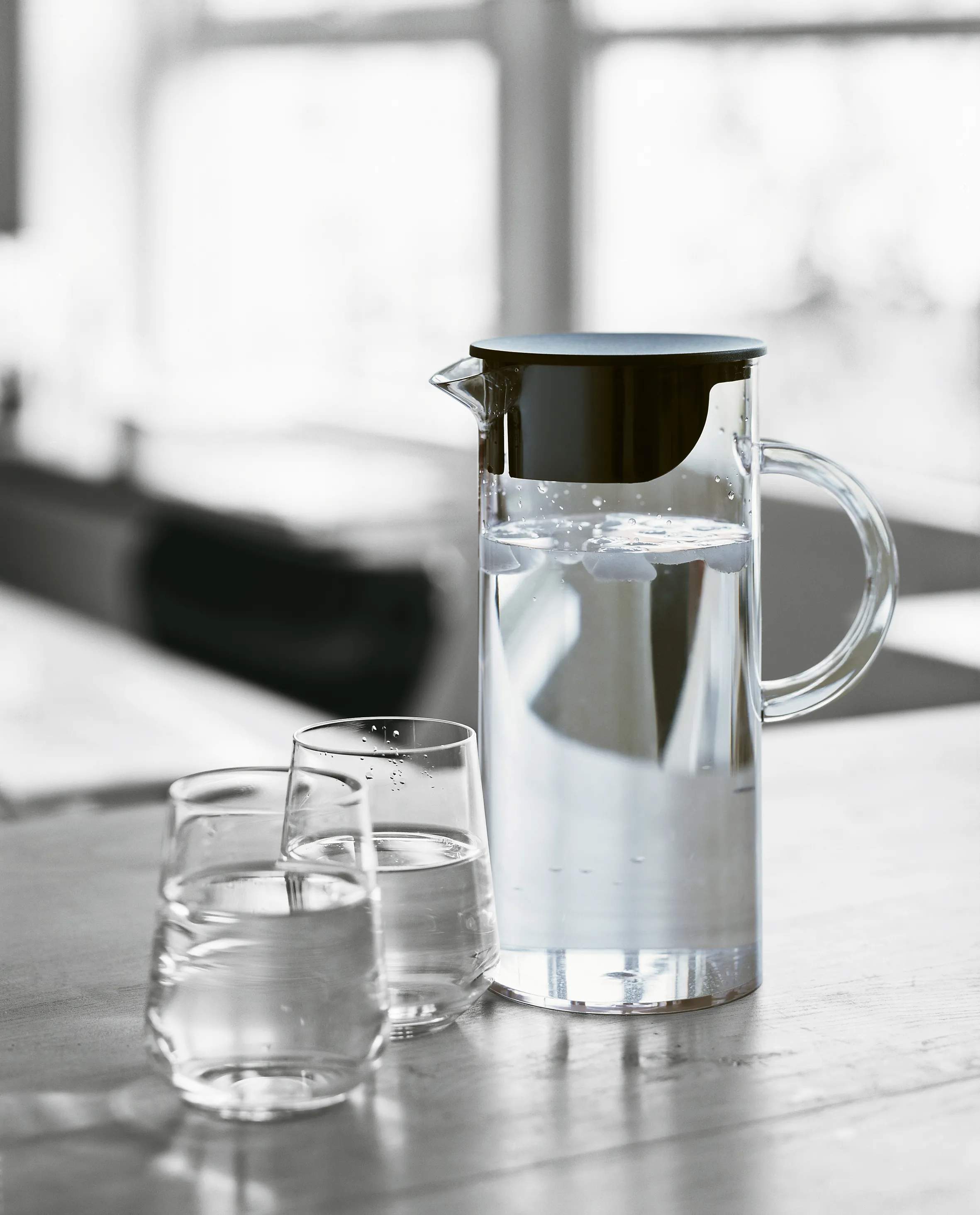Stelton Serveringskander EM Juicekande m. låg i Blå, 1.5 L, 2