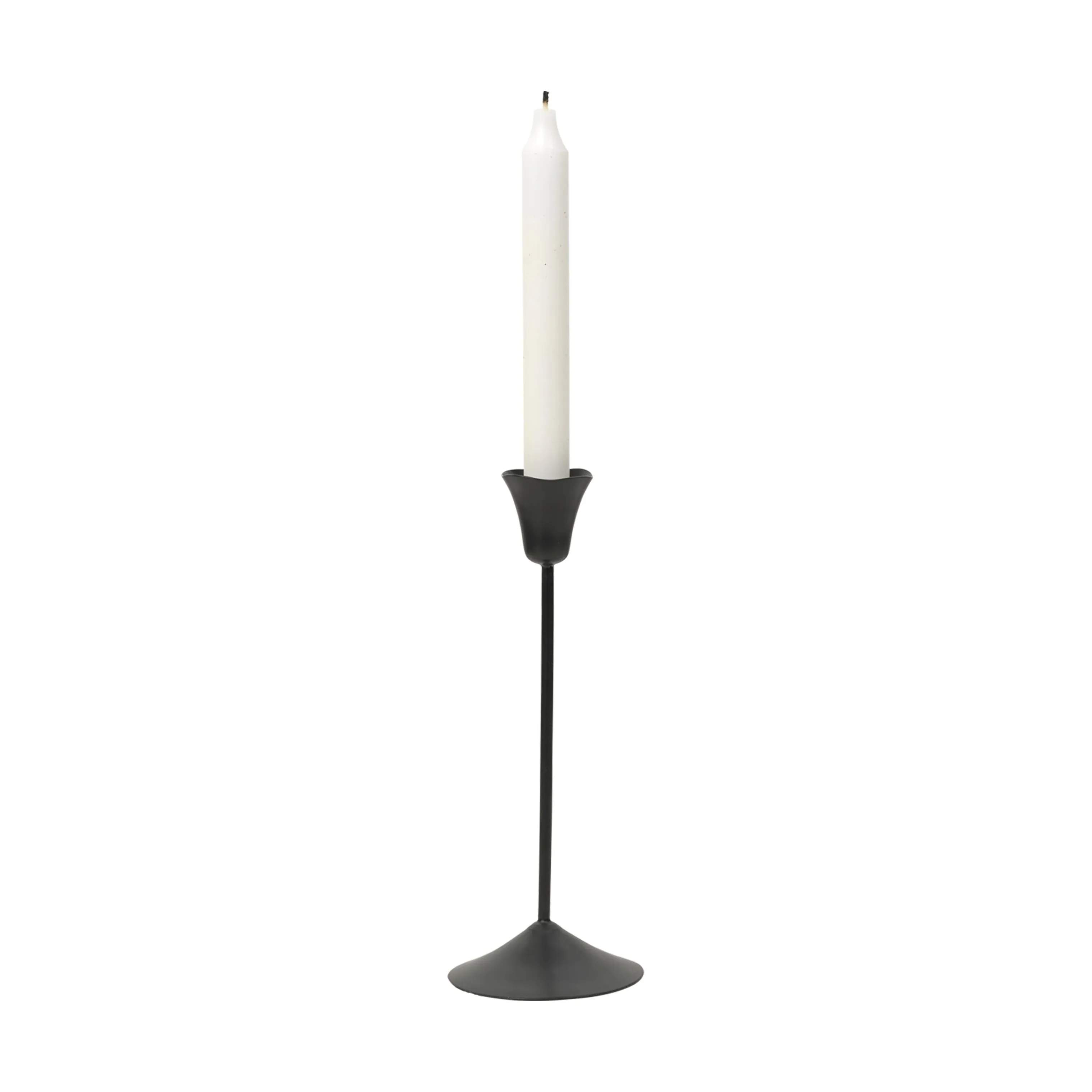 Broste Copenhagen Kronelysestage Ria Lysestage i Sort, 24 cm, 1