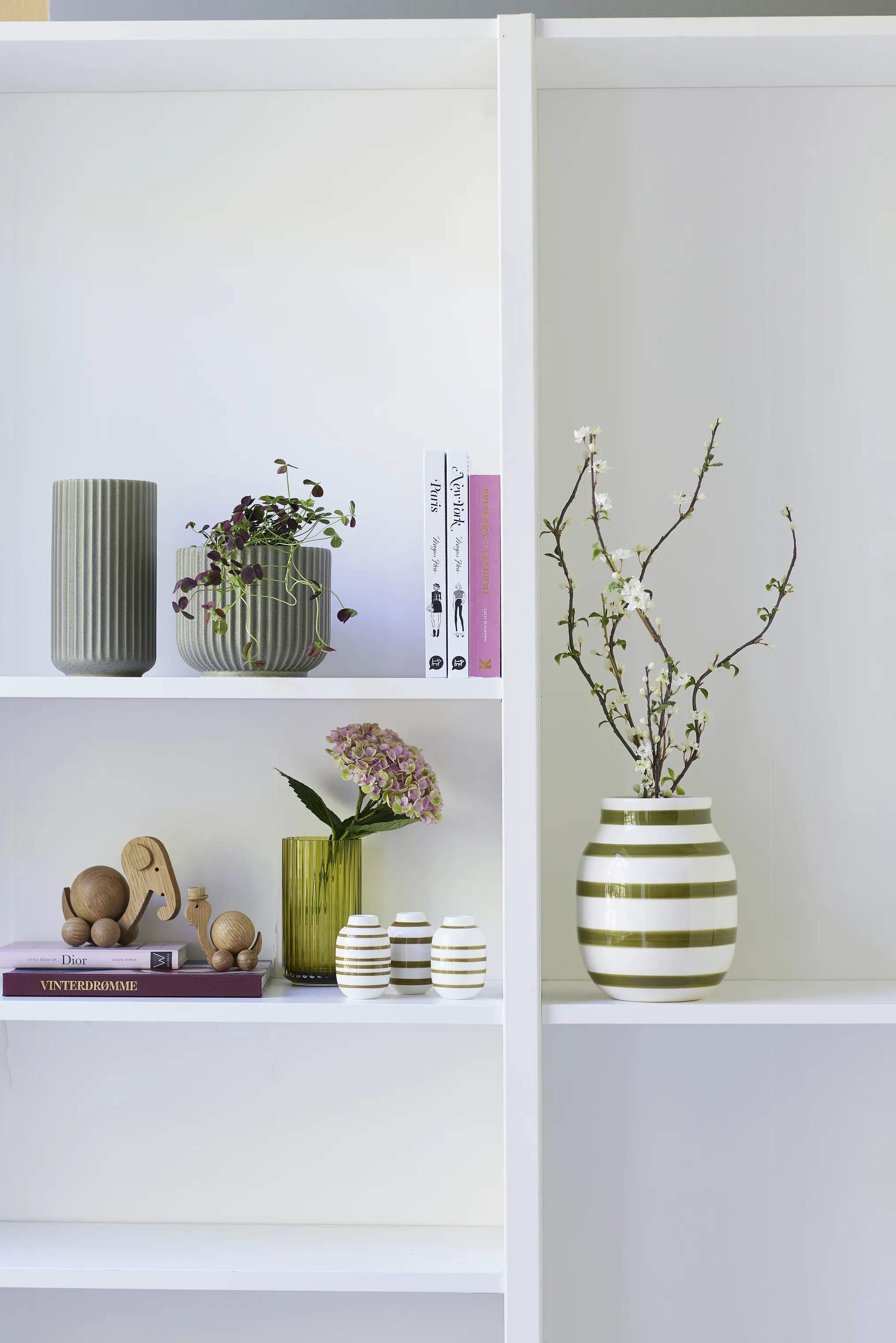 Lyngby Porcelæn Vaser Vase i Grøn, 2
