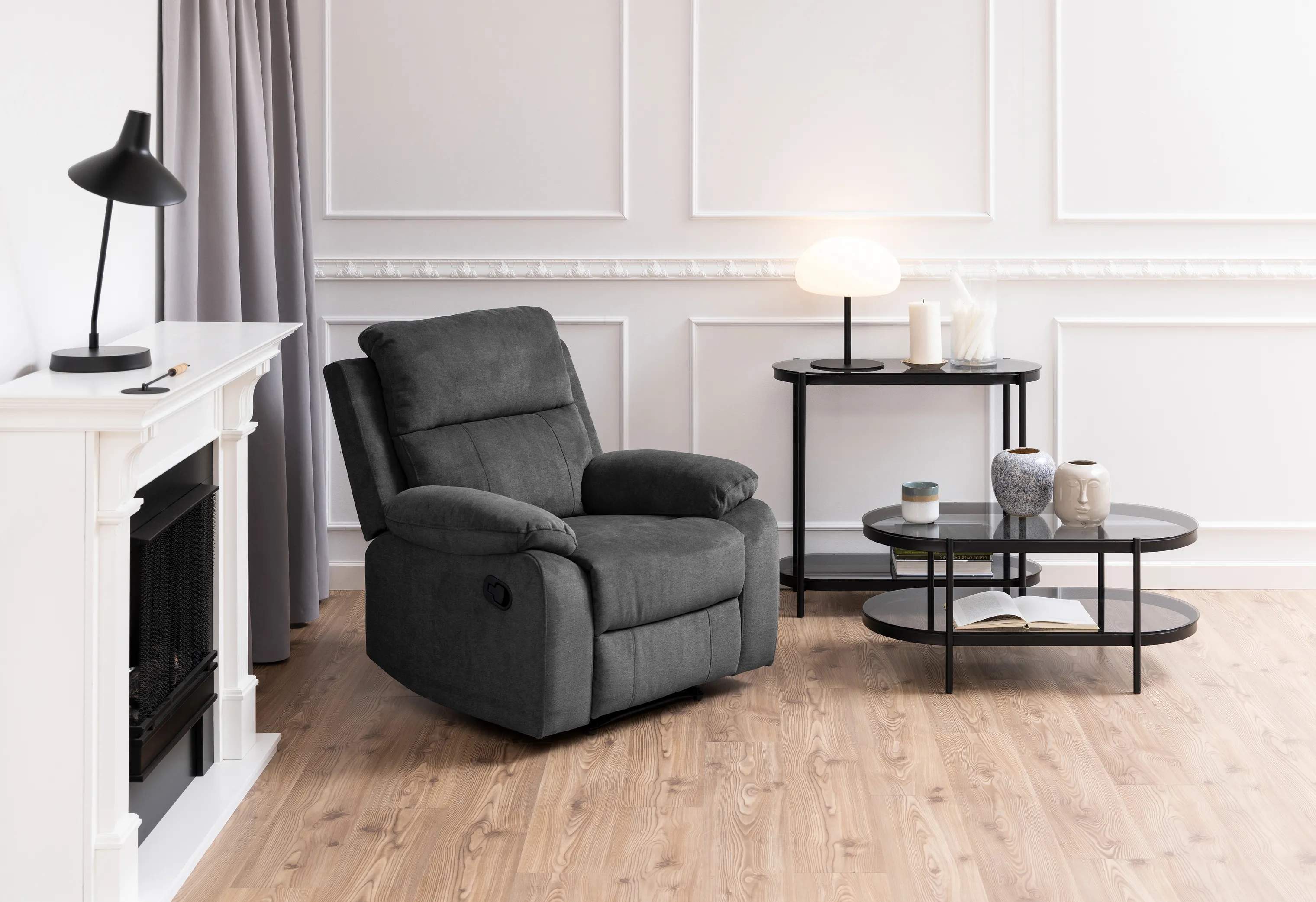 CASA Living Sofaborde Bayonne Sofabord i Grå/sort, 3