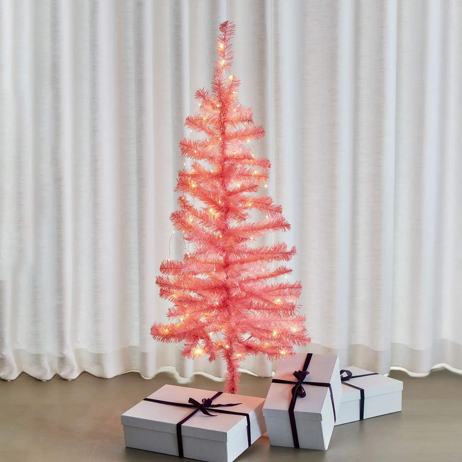 Sirius Juletræer Happy Kunstigt Juletræ m. LED i Pink, 2