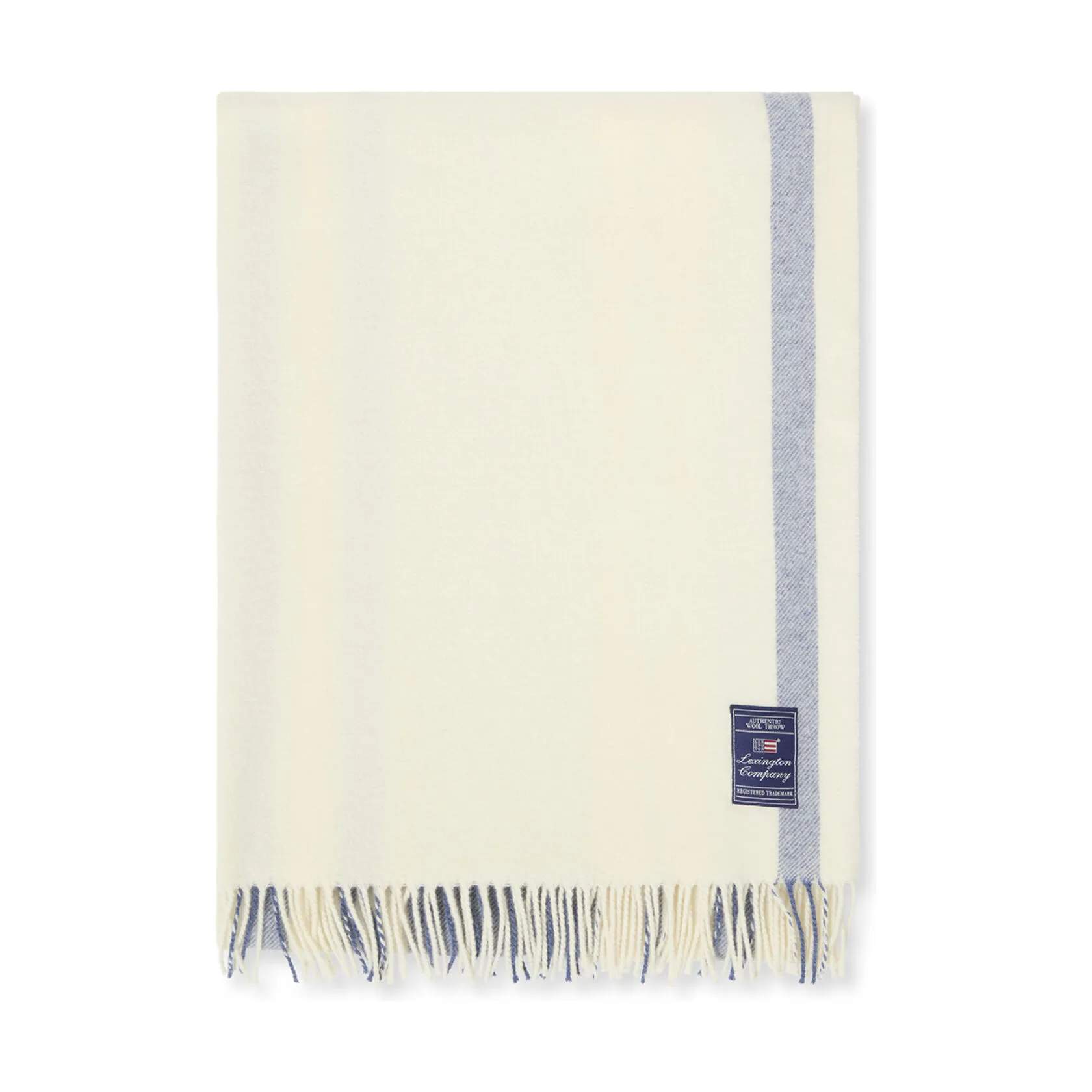 Lexington Plaider Costal Bloom Plaid i Hvid/blå, 3