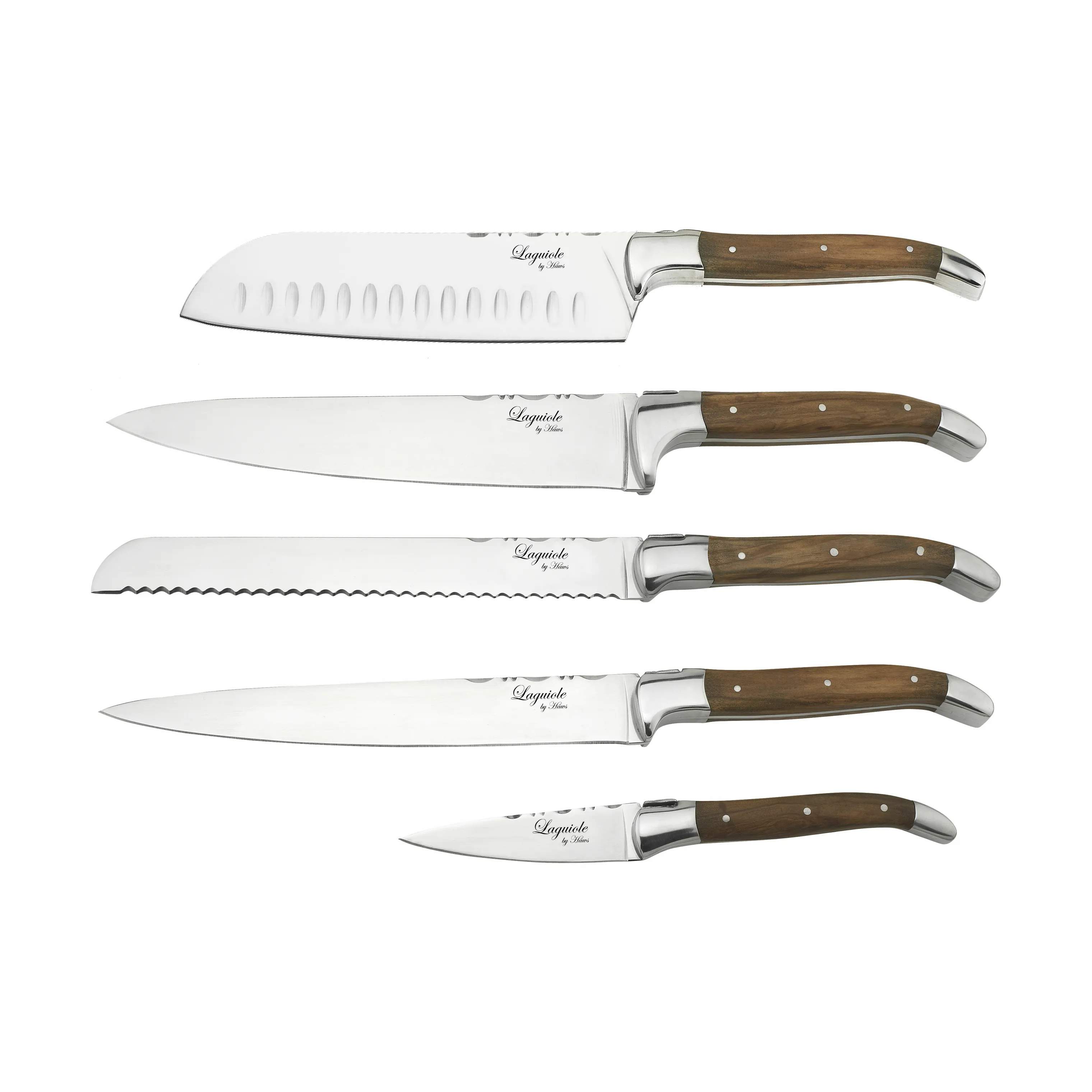 Laguiole By Hâws
 Knivblokke med knive Laguiole by Hâws Knivblok - 6 dele i Oliven, 4